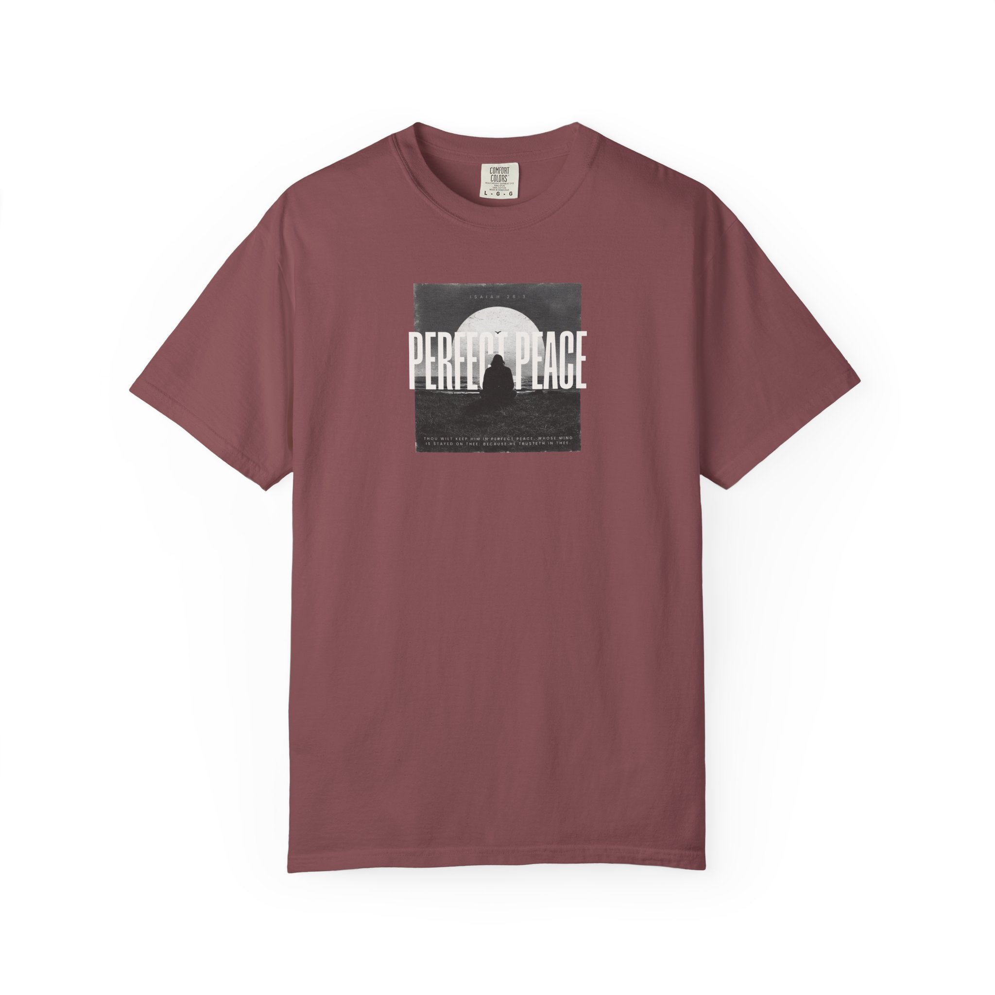 Perfect Peace Tee – Isaiah 26:3 Christian Shirt for Calm & Trust