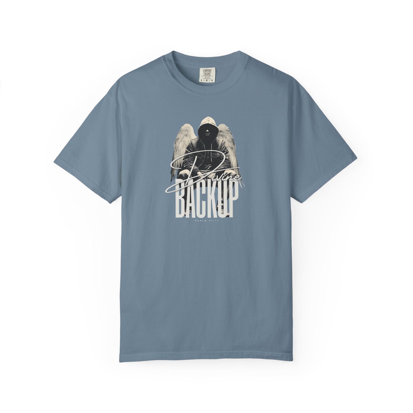Divine Backup Angel Wings Tee – Bold Christian Streetwear Shirt