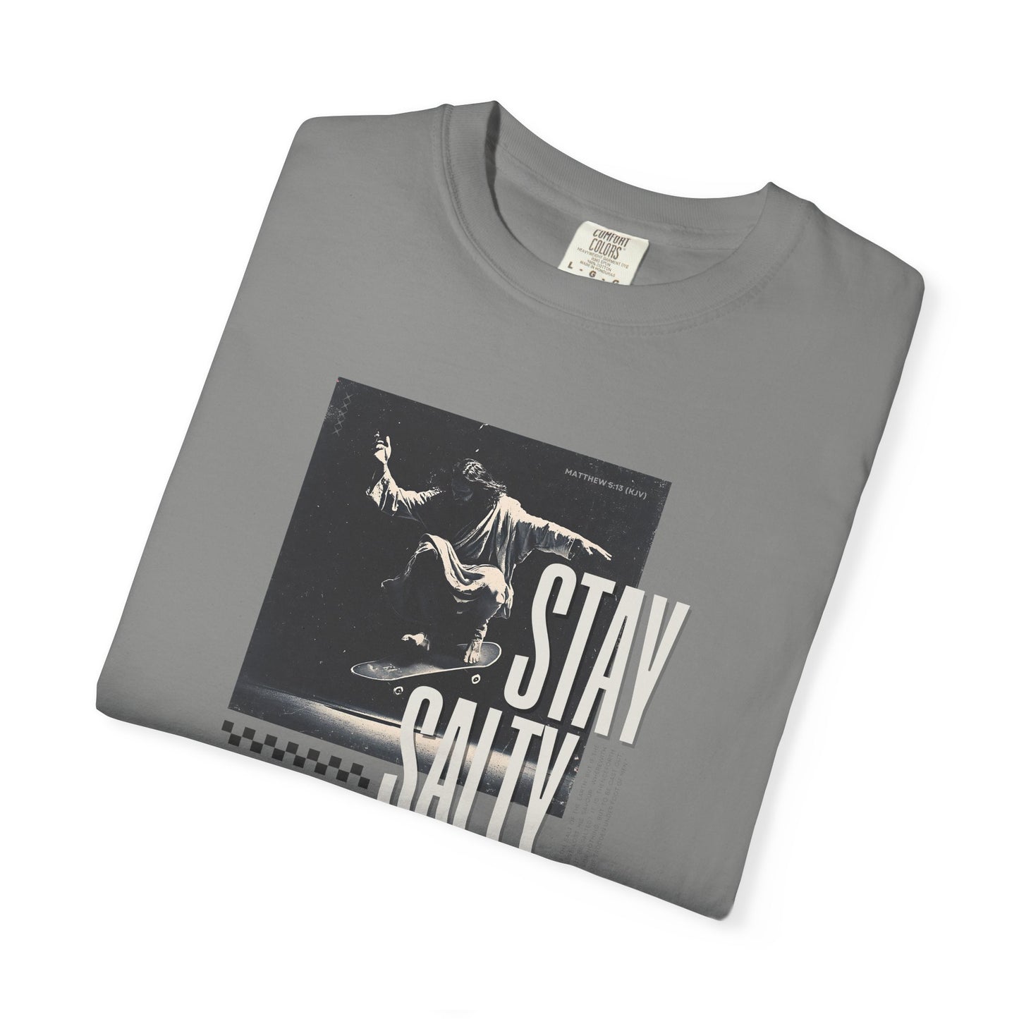 Stay Salty T-Shirt – Bold Christian Streetwear Inspired by Matthew 5:13
