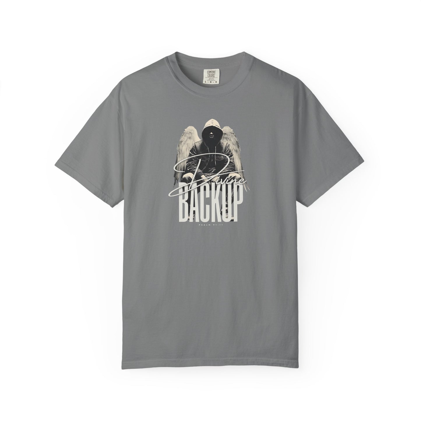 Divine Backup Angel Wings Tee – Bold Christian Streetwear Shirt