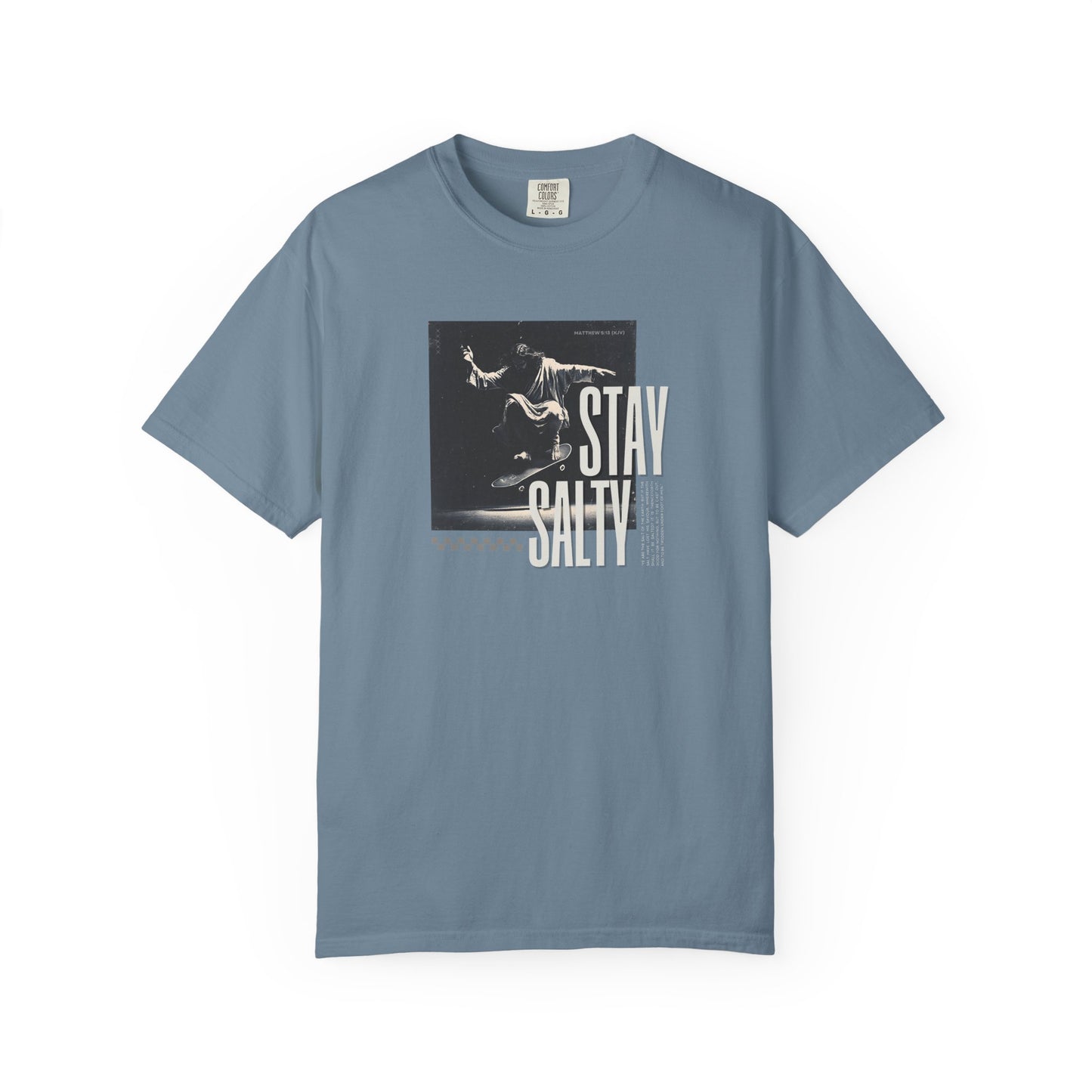 Stay Salty T-Shirt – Bold Christian Streetwear Inspired by Matthew 5:13