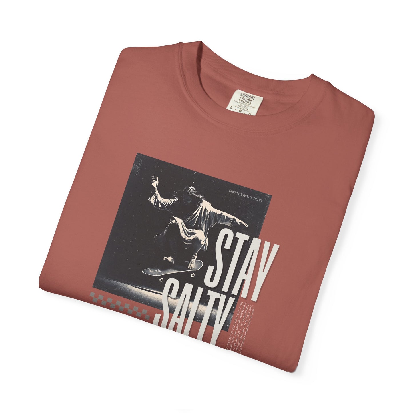 Stay Salty T-Shirt – Bold Christian Streetwear Inspired by Matthew 5:13