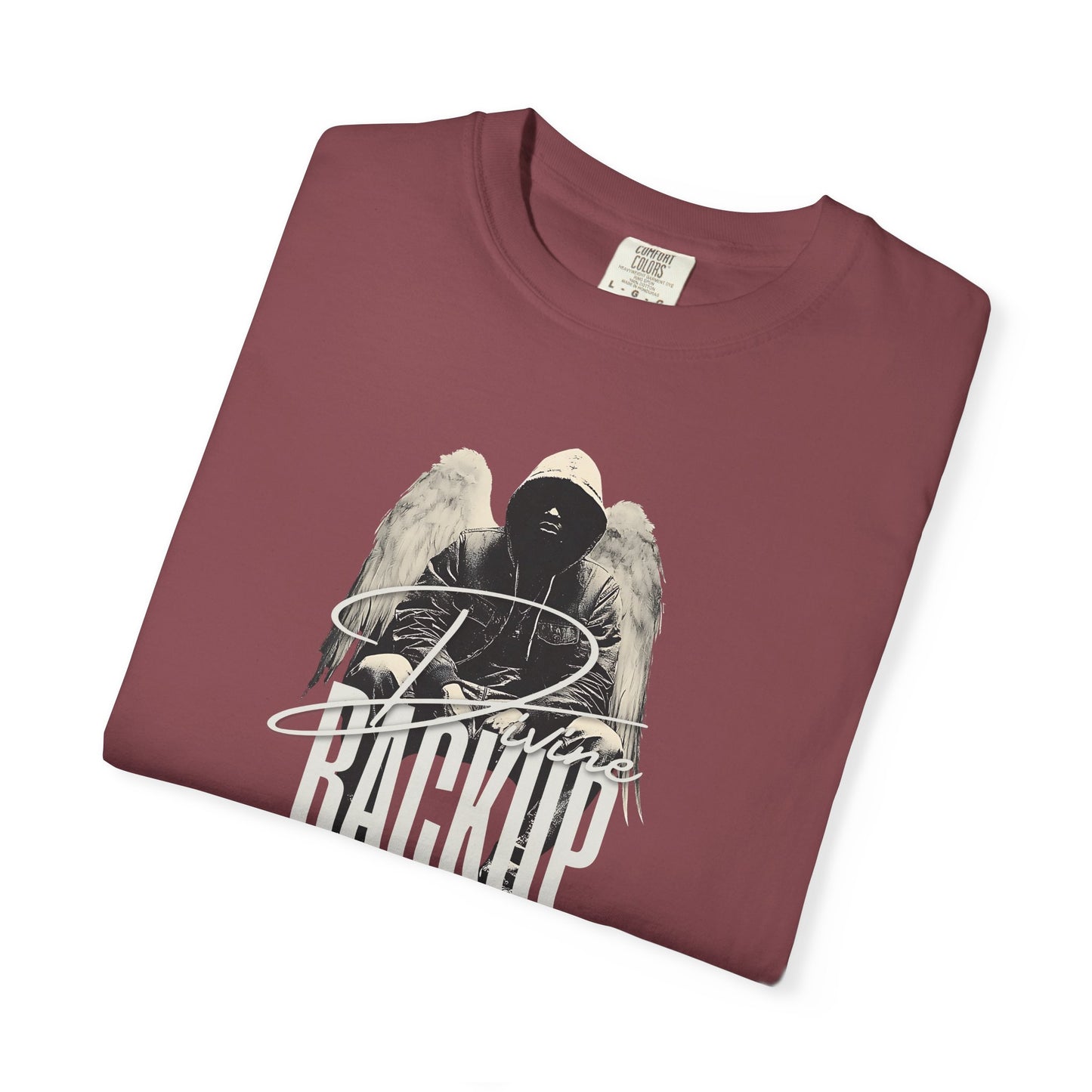 Divine Backup Angel Wings Tee – Bold Christian Streetwear Shirt
