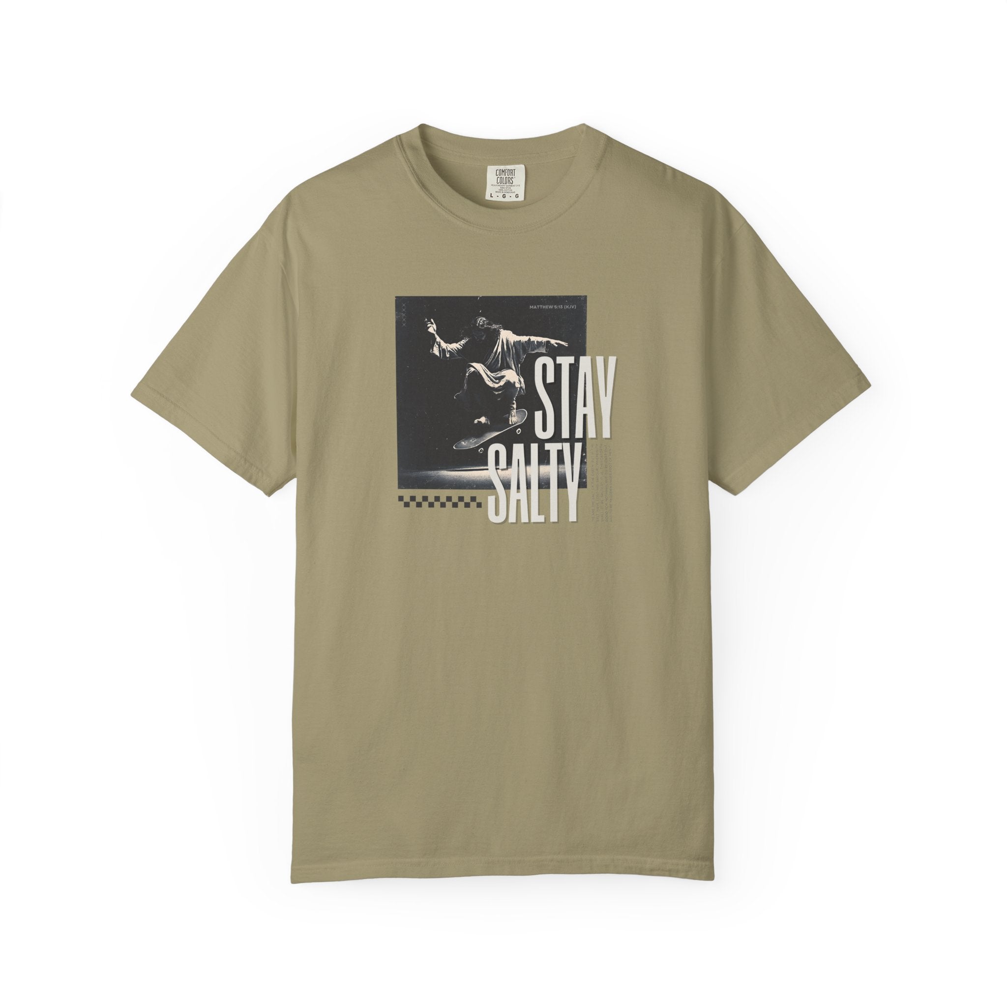 Stay Salty T-Shirt – Bold Christian Streetwear Inspired by Matthew 5:13