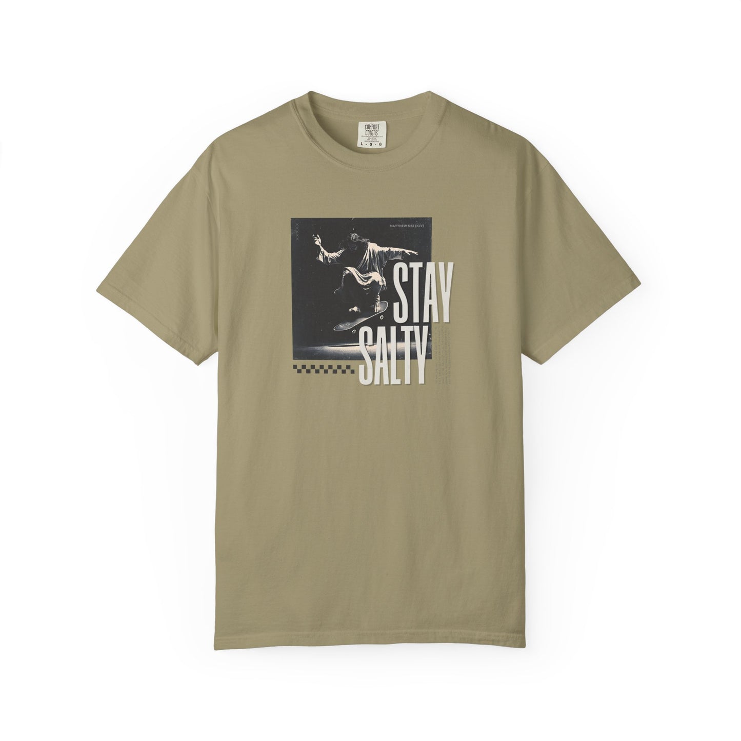 Stay Salty T-Shirt – Bold Christian Streetwear Inspired by Matthew 5:13