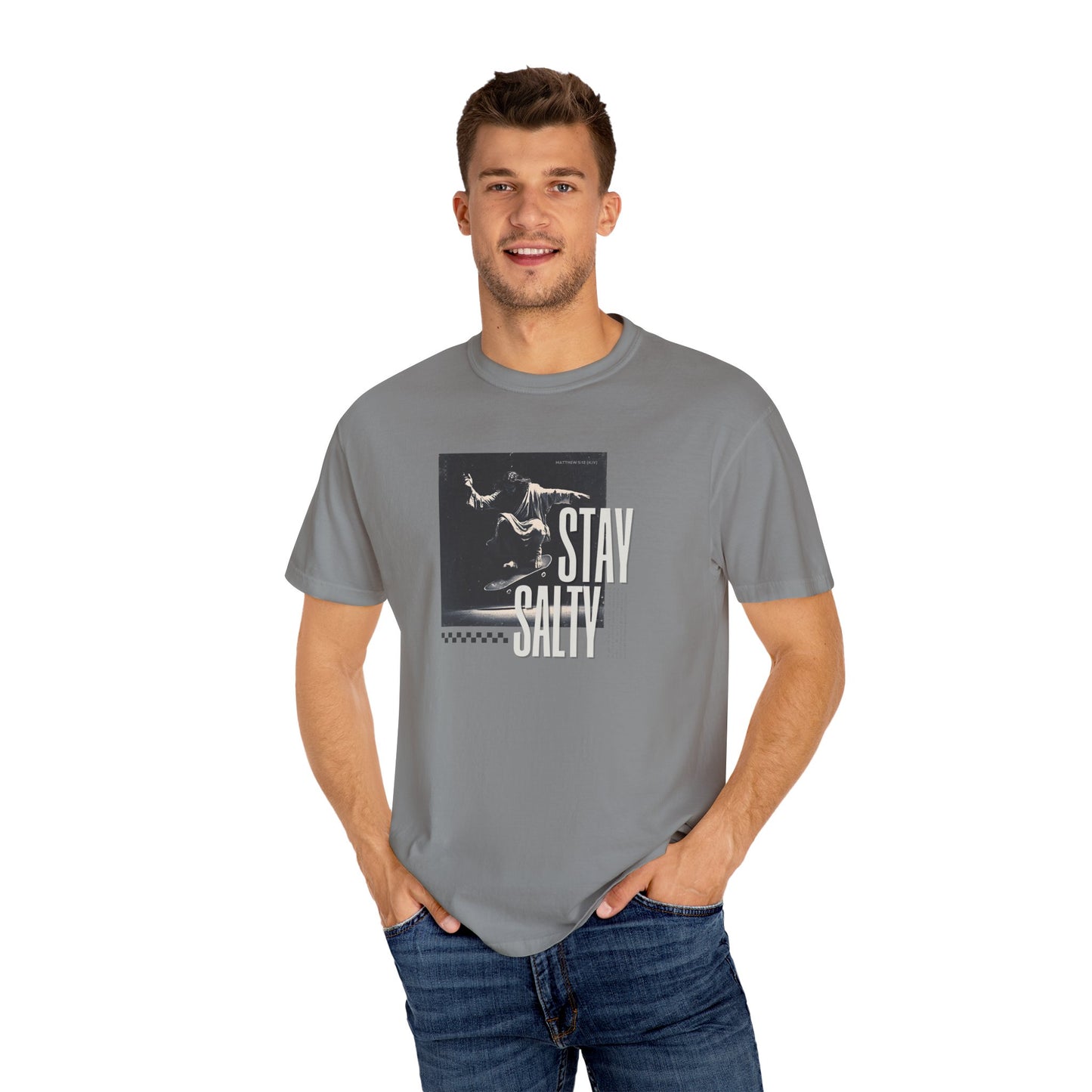 Stay Salty T-Shirt – Bold Christian Streetwear Inspired by Matthew 5:13