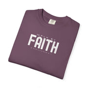 Walk by Faith T-Shirt – 2 Corinthians 5:7 Christian Tee