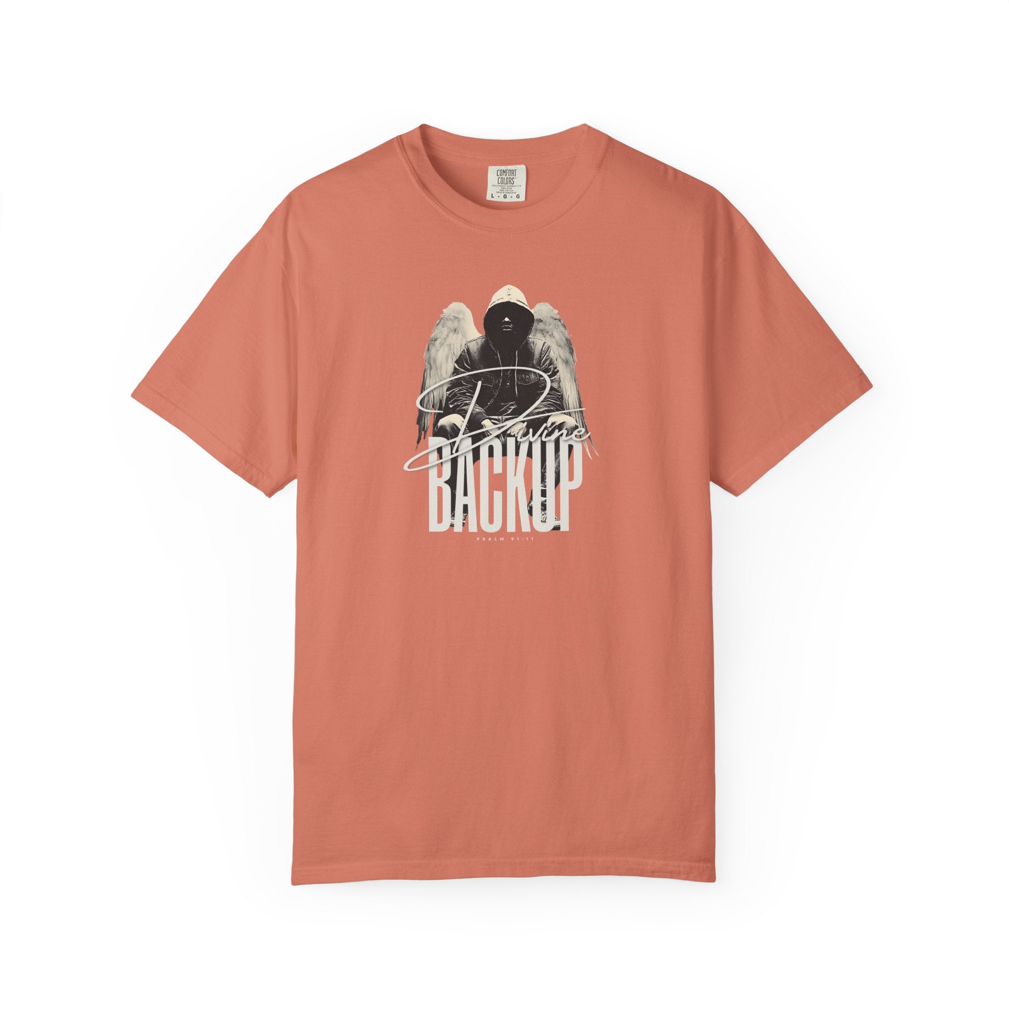 Divine Backup Angel Wings Tee – Bold Christian Streetwear Shirt