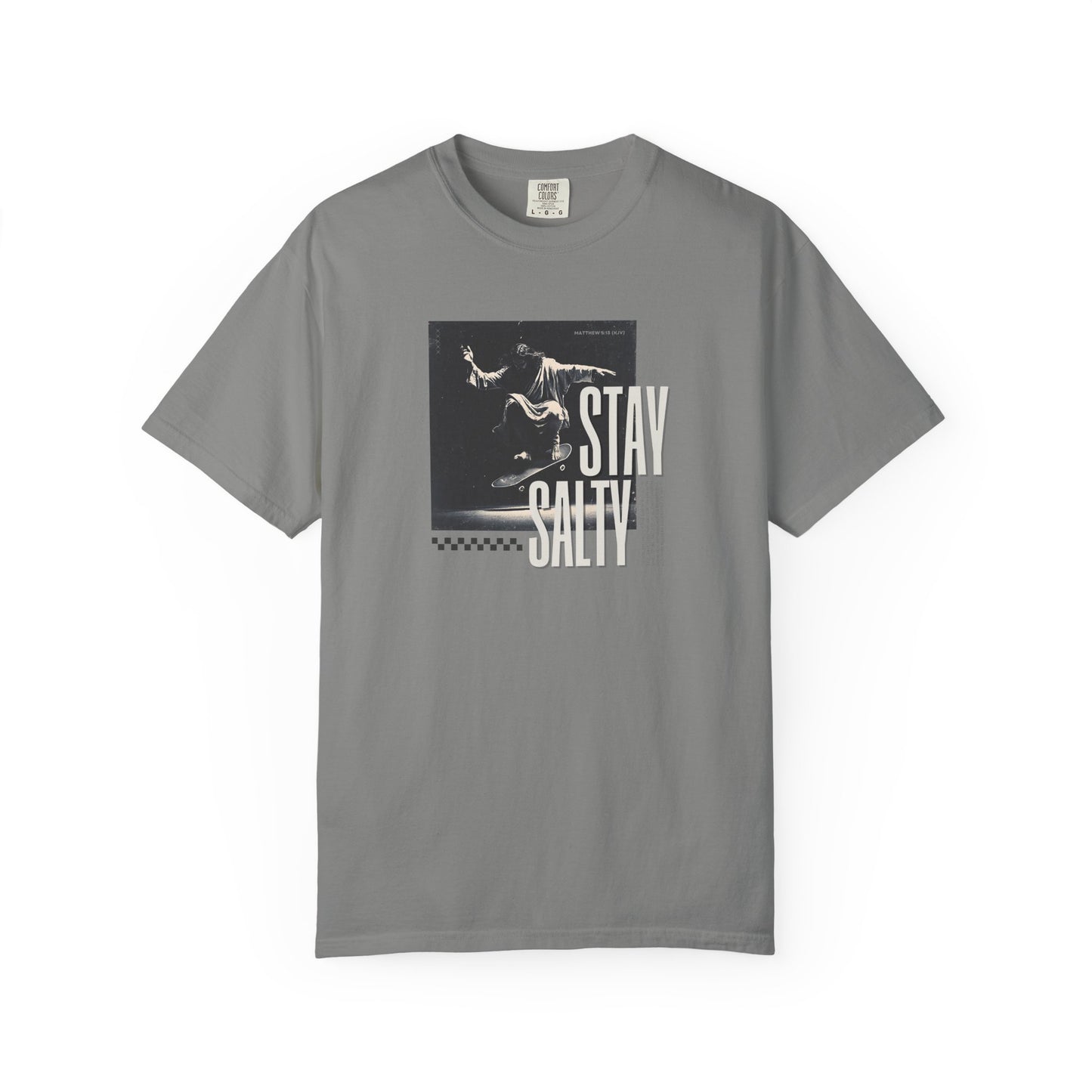 Stay Salty T-Shirt – Bold Christian Streetwear Inspired by Matthew 5:13