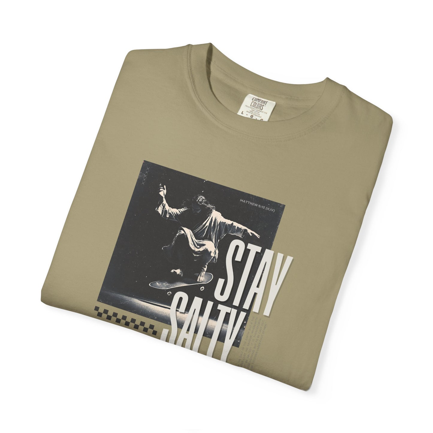Stay Salty T-Shirt – Bold Christian Streetwear Inspired by Matthew 5:13