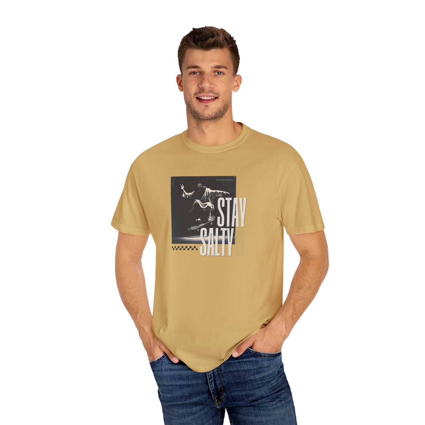 Stay Salty T-Shirt – Bold Christian Streetwear Inspired by Matthew 5:13