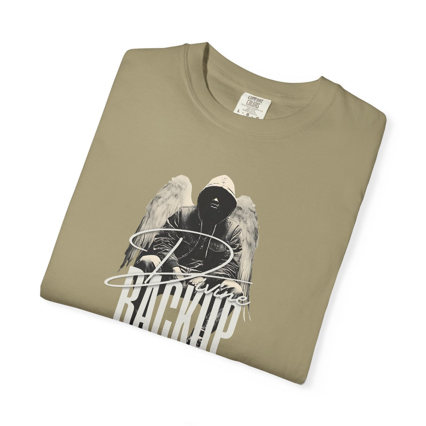 Divine Backup Angel Wings Tee – Bold Christian Streetwear Shirt