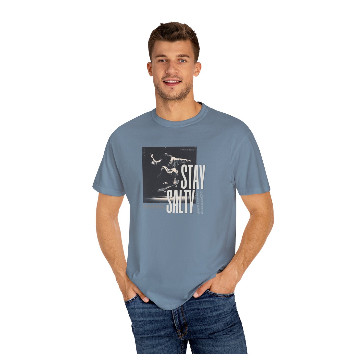 Stay Salty T-Shirt – Bold Christian Streetwear Inspired by Matthew 5:13