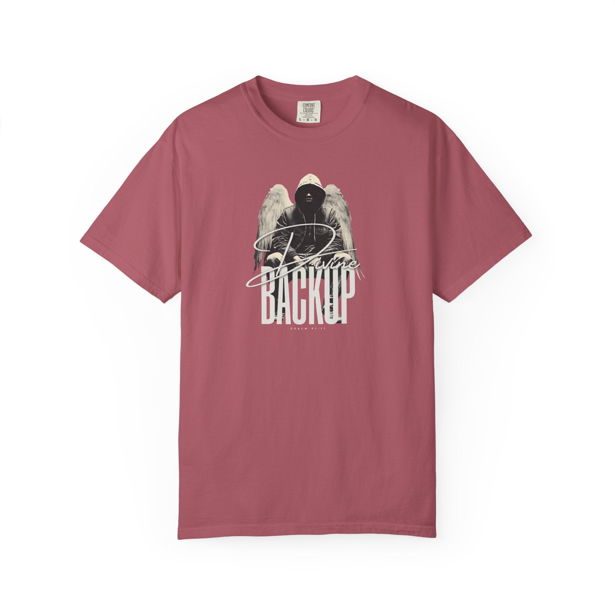 Divine Backup Angel Wings Tee – Bold Christian Streetwear Shirt