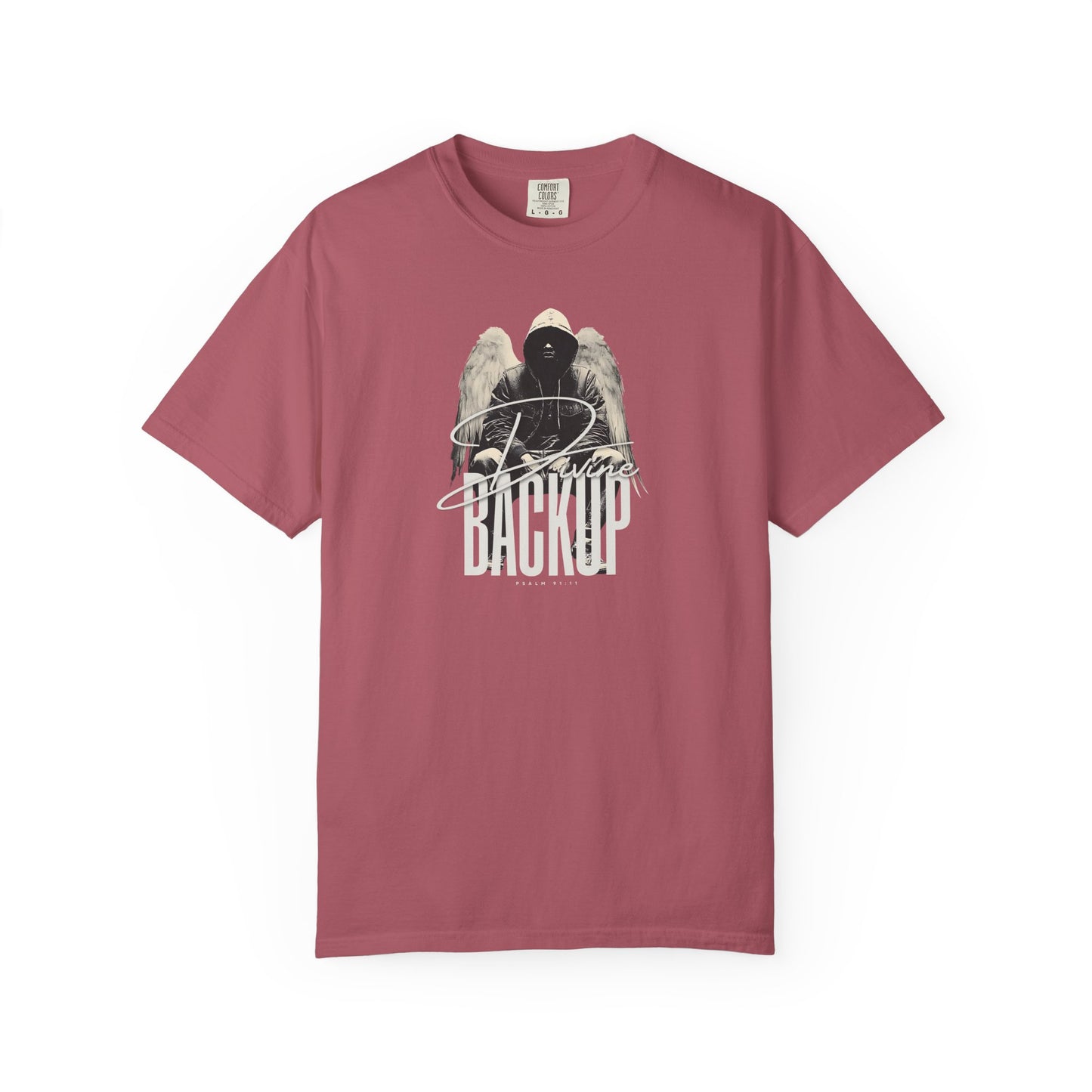 Divine Backup Angel Wings Tee – Bold Christian Streetwear Shirt