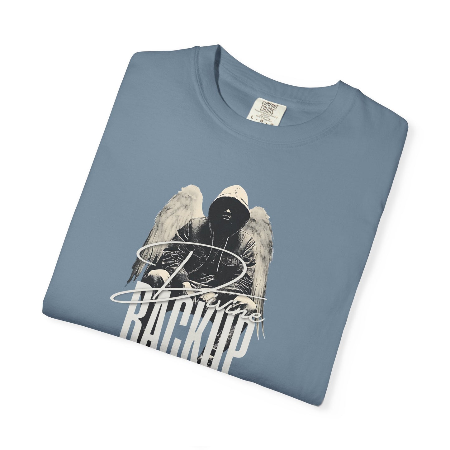 Divine Backup Angel Wings Tee – Bold Christian Streetwear Shirt