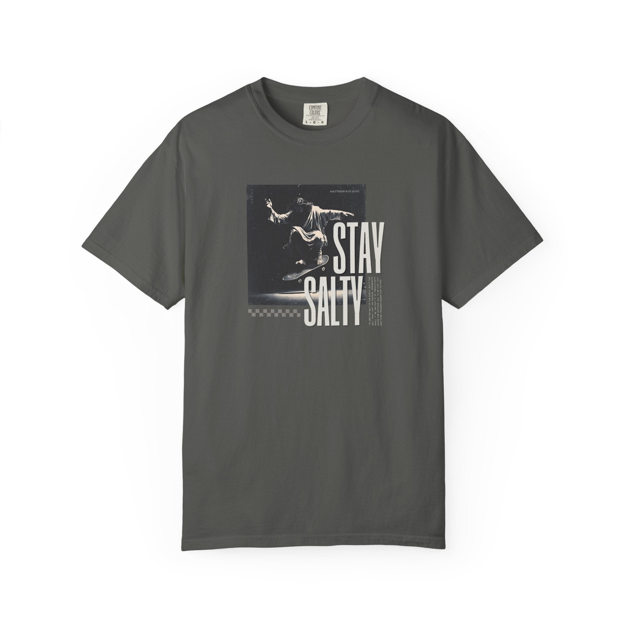 Stay Salty T-Shirt – Bold Christian Streetwear Inspired by Matthew 5:13