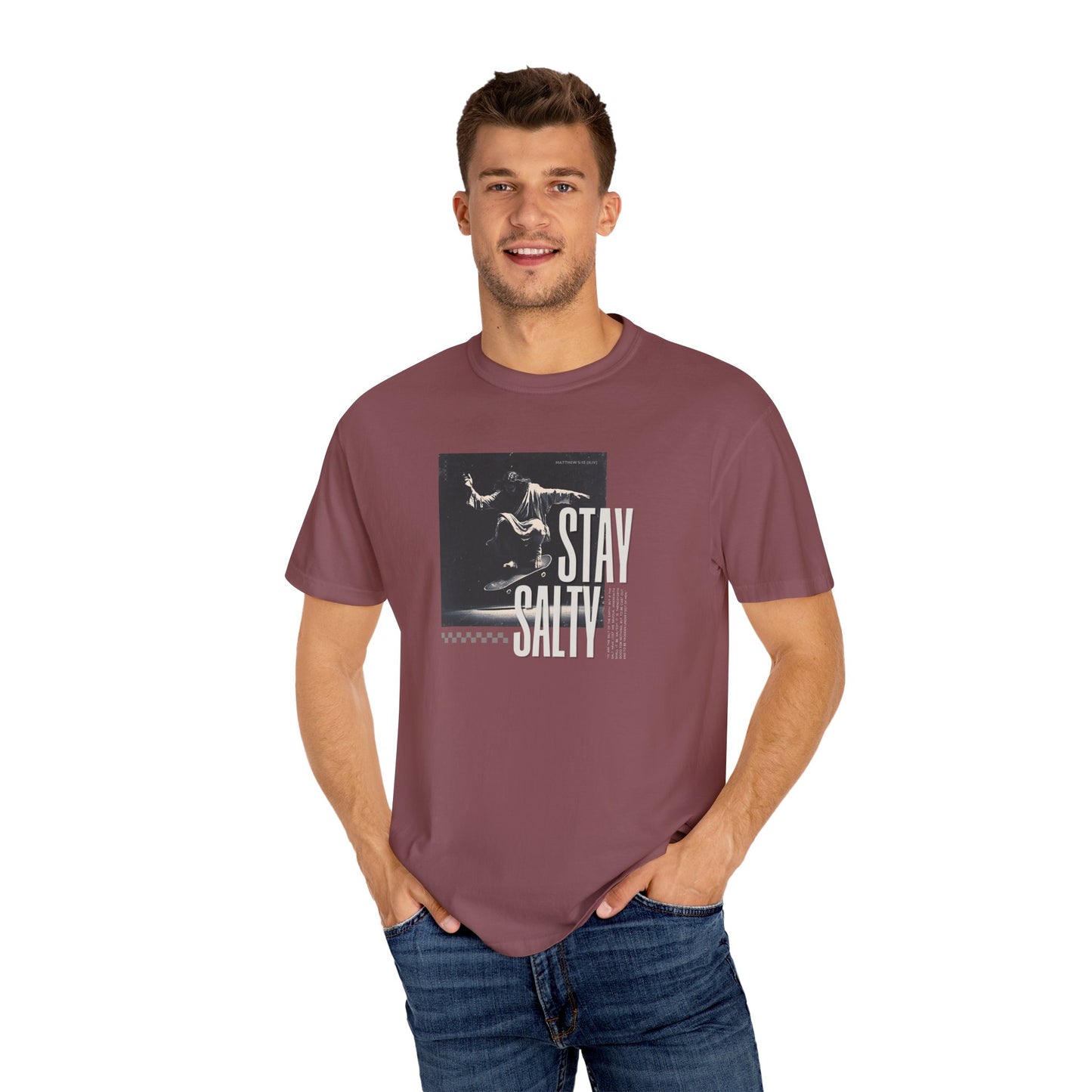 Stay Salty T-Shirt – Bold Christian Streetwear Inspired by Matthew 5:13