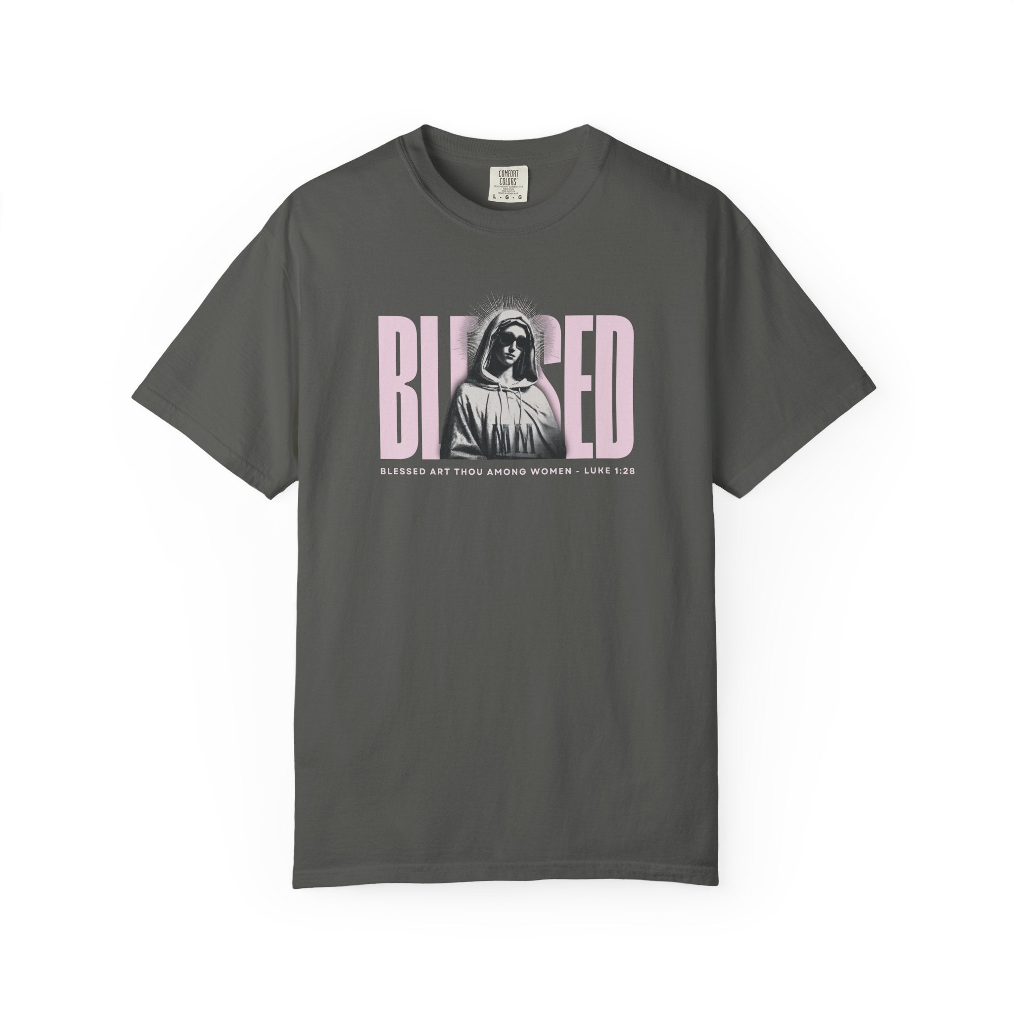 Blessed - Mother Mary T-Shirt For Woman