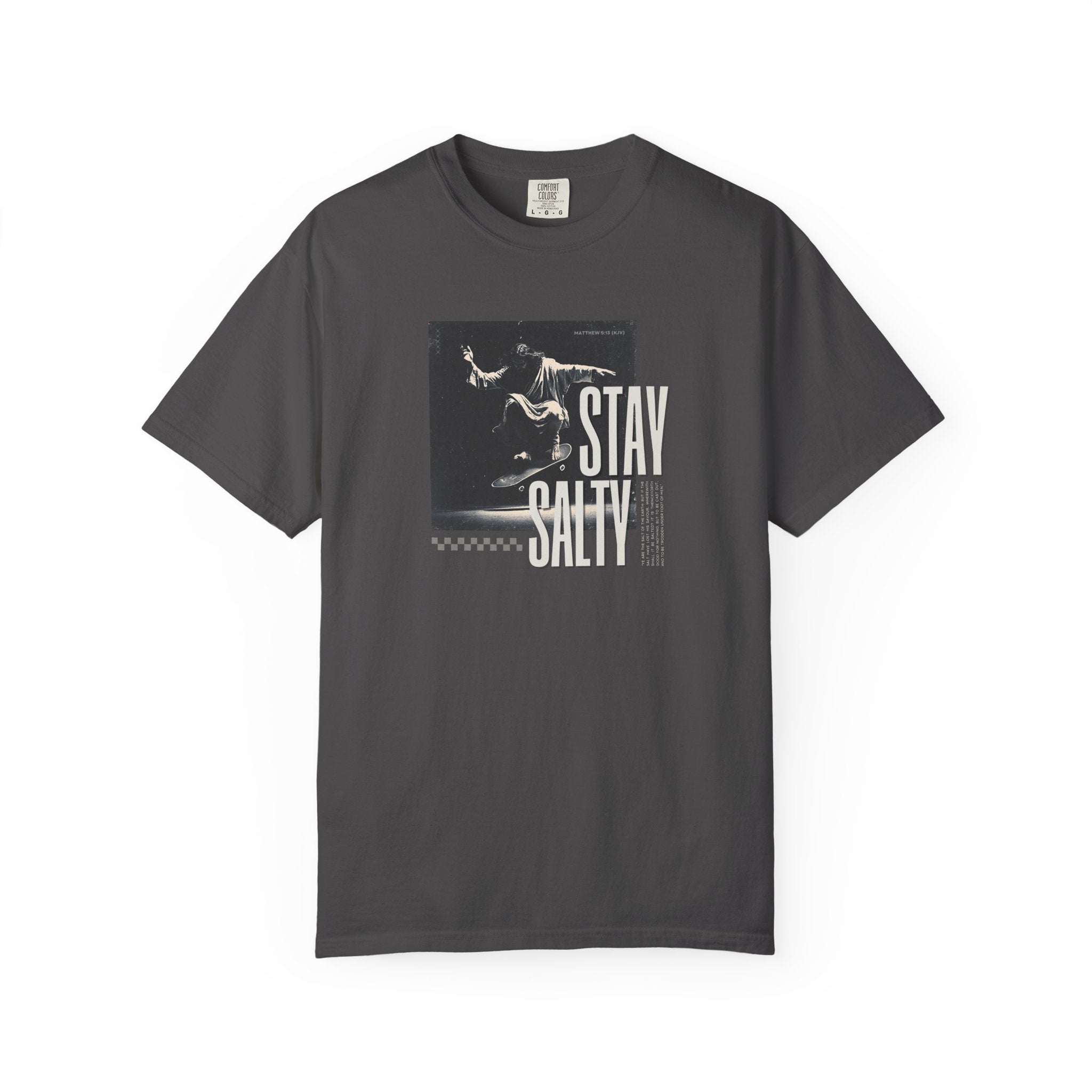 Stay Salty T-Shirt – Bold Christian Streetwear Inspired by Matthew 5:13