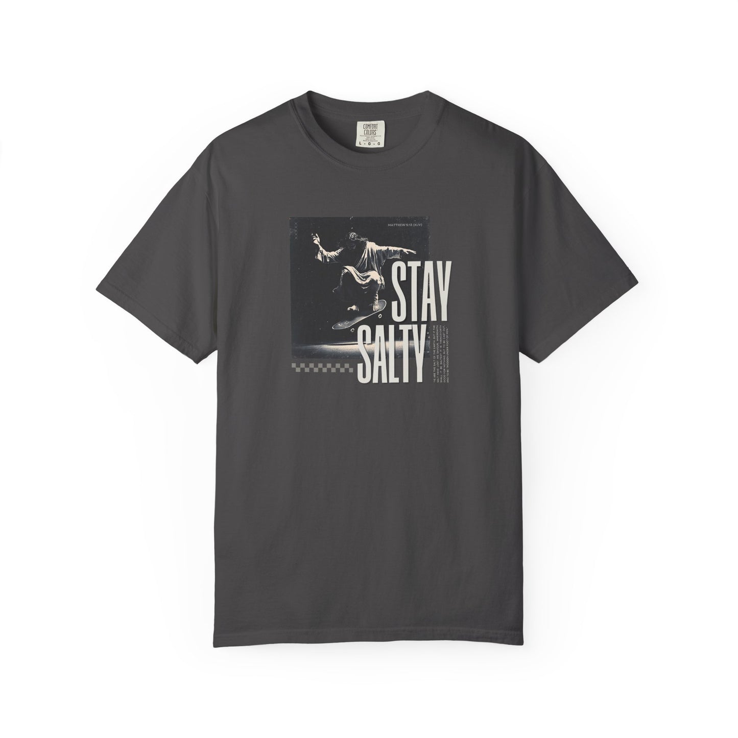 Stay Salty T-Shirt – Bold Christian Streetwear Inspired by Matthew 5:13