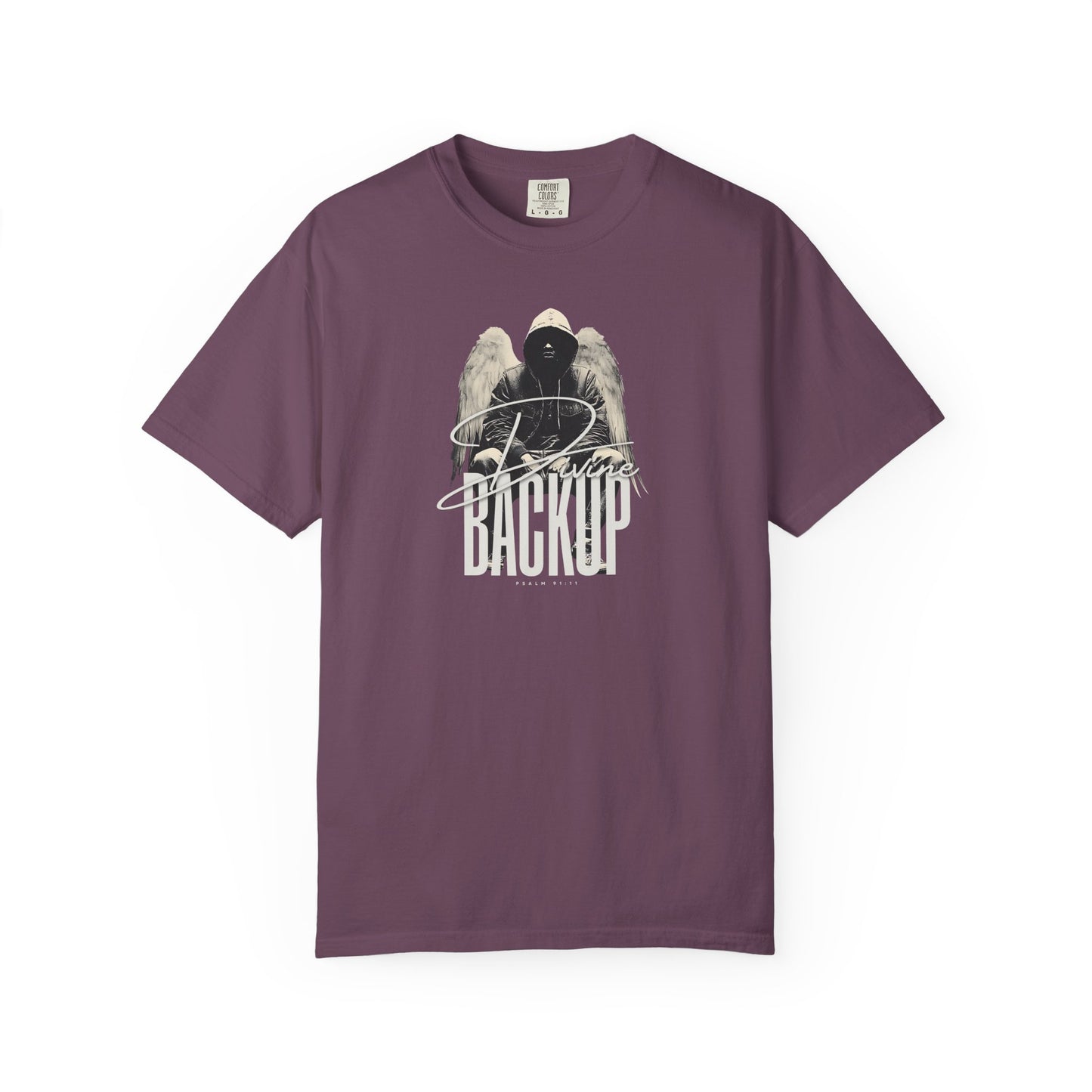 Divine Backup Angel Wings Tee – Bold Christian Streetwear Shirt