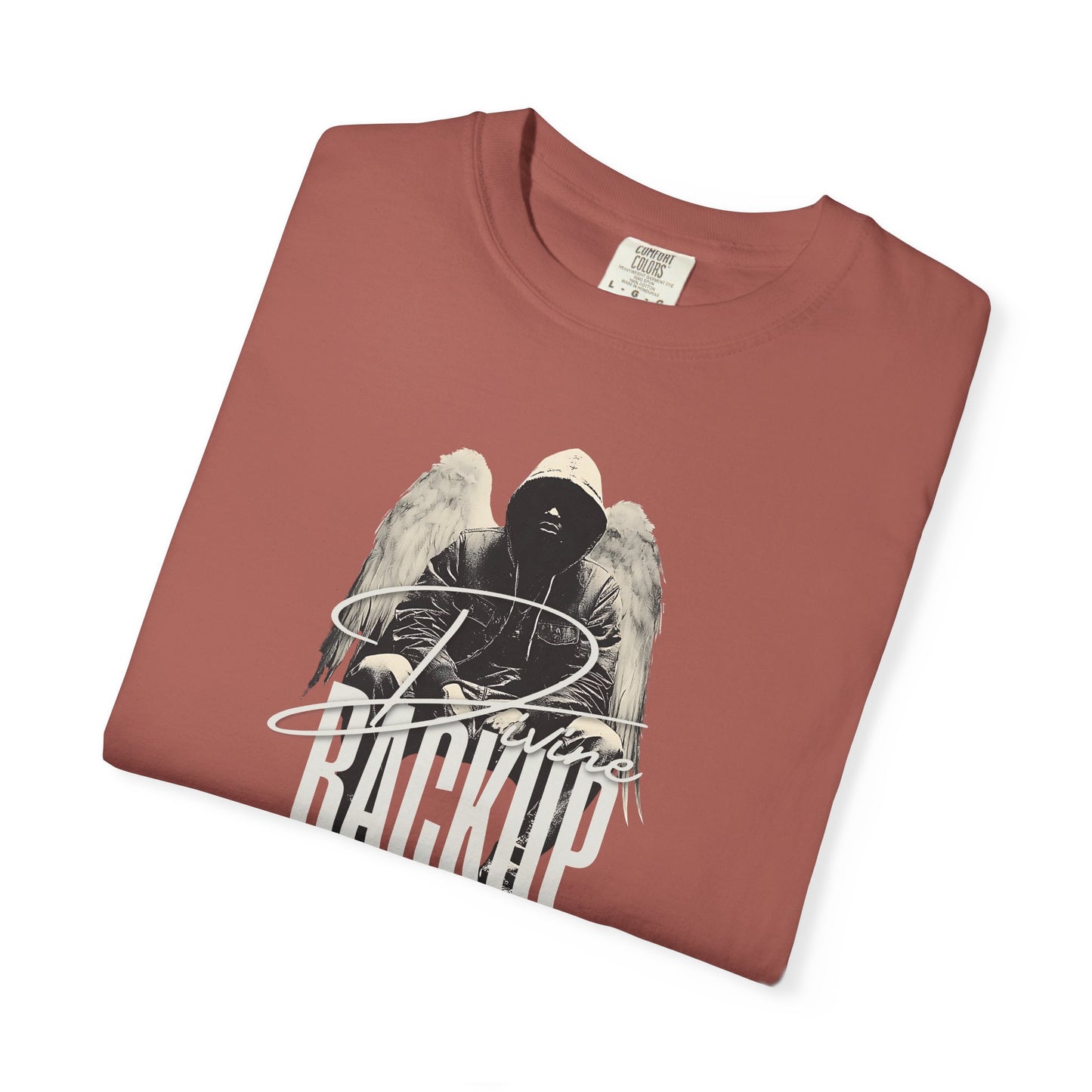 Divine Backup Angel Wings Tee – Bold Christian Streetwear Shirt