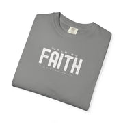 Walk by Faith T-Shirt – 2 Corinthians 5:7 Christian Tee