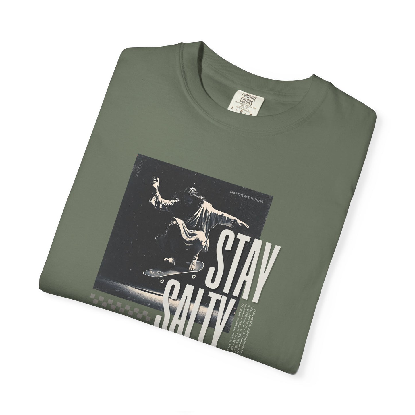 Stay Salty T-Shirt – Bold Christian Streetwear Inspired by Matthew 5:13