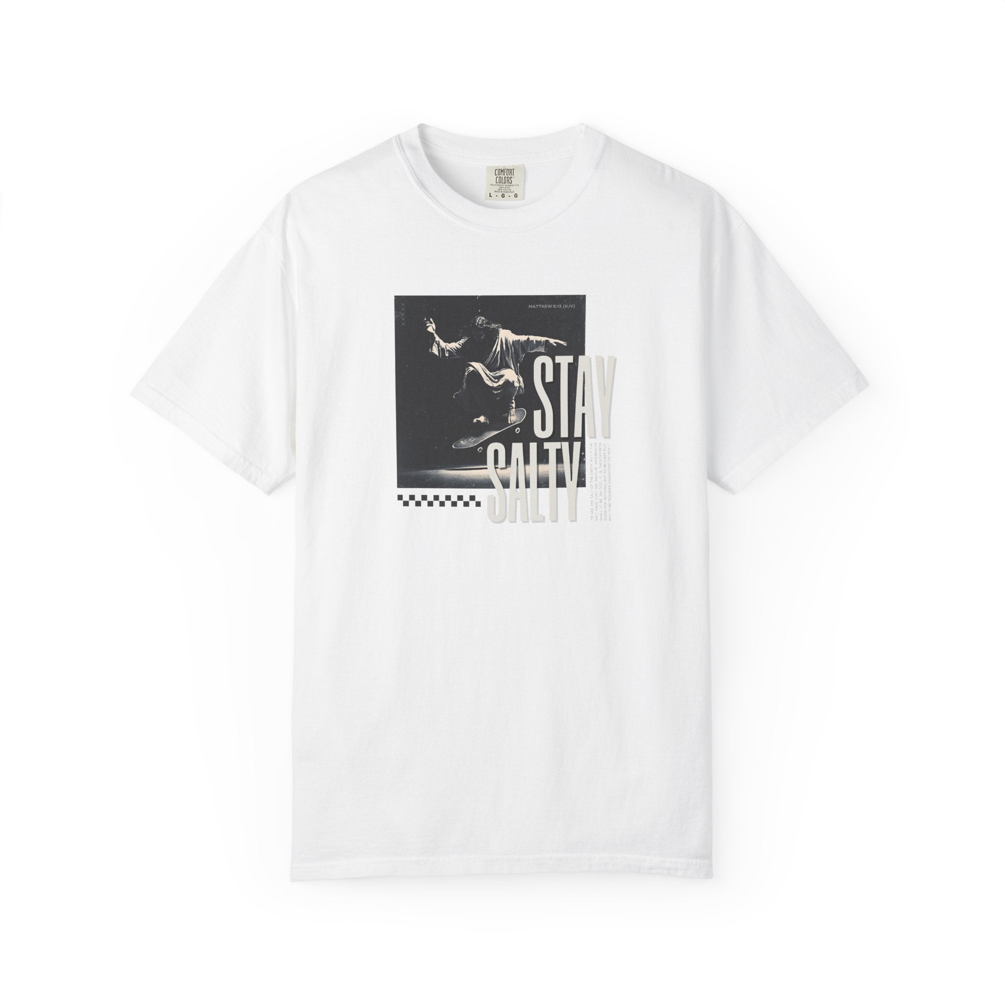 Stay Salty T-Shirt – Bold Christian Streetwear Inspired by Matthew 5:13