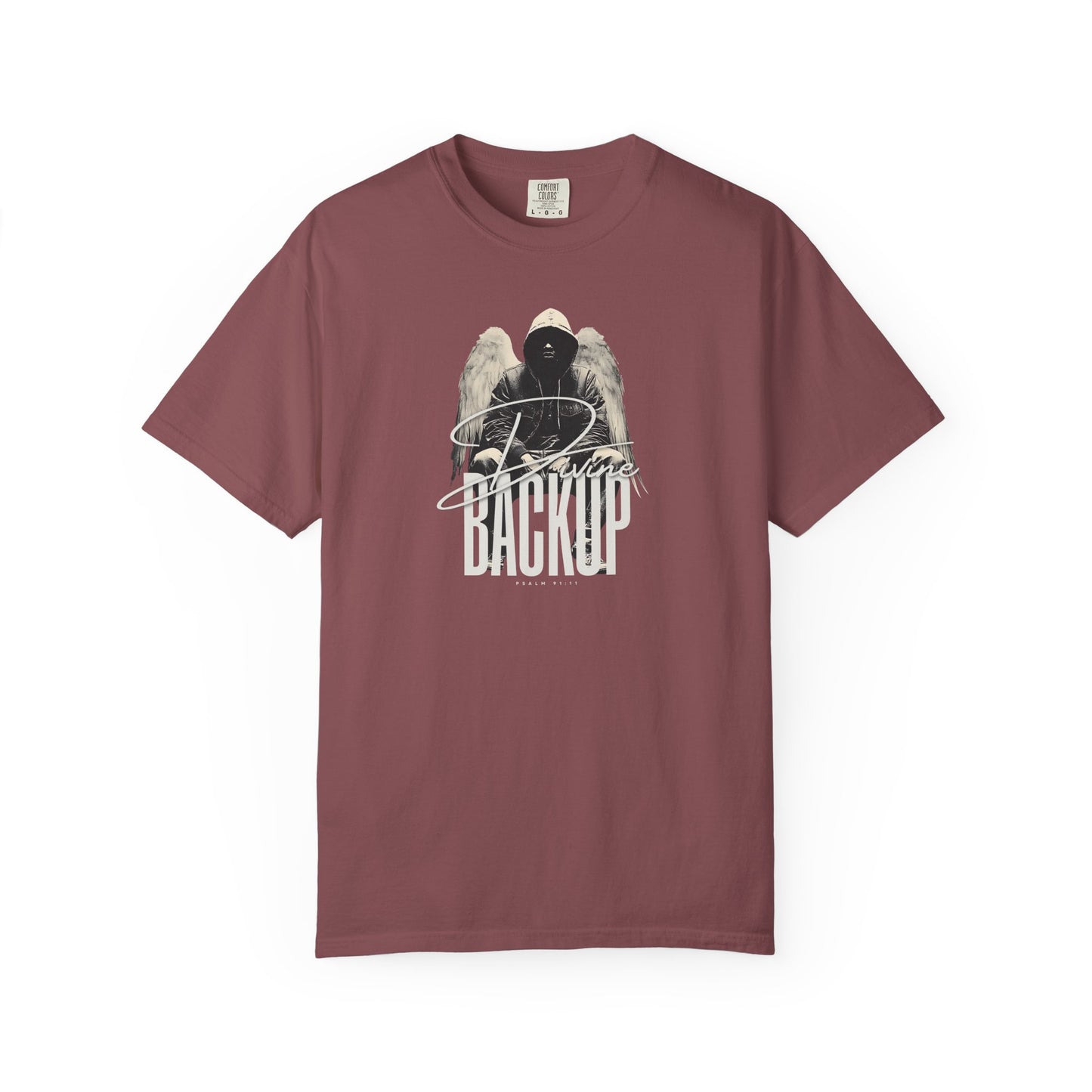 Divine Backup Angel Wings Tee – Bold Christian Streetwear Shirt