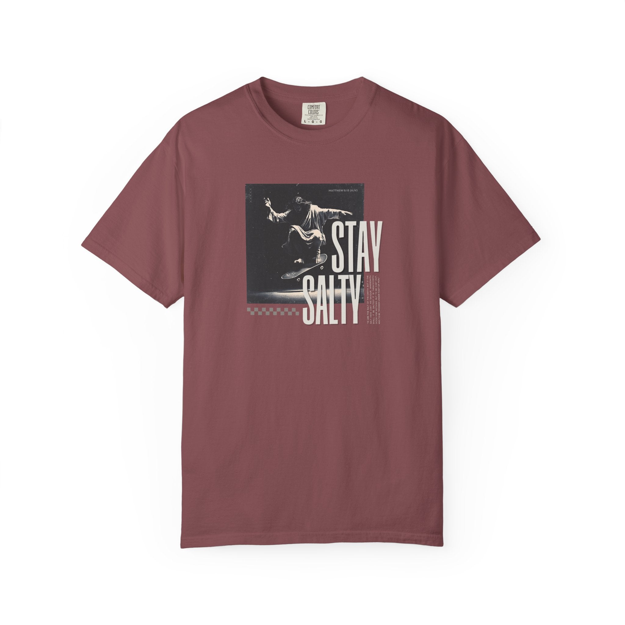 Stay Salty T-Shirt – Bold Christian Streetwear Inspired by Matthew 5:13