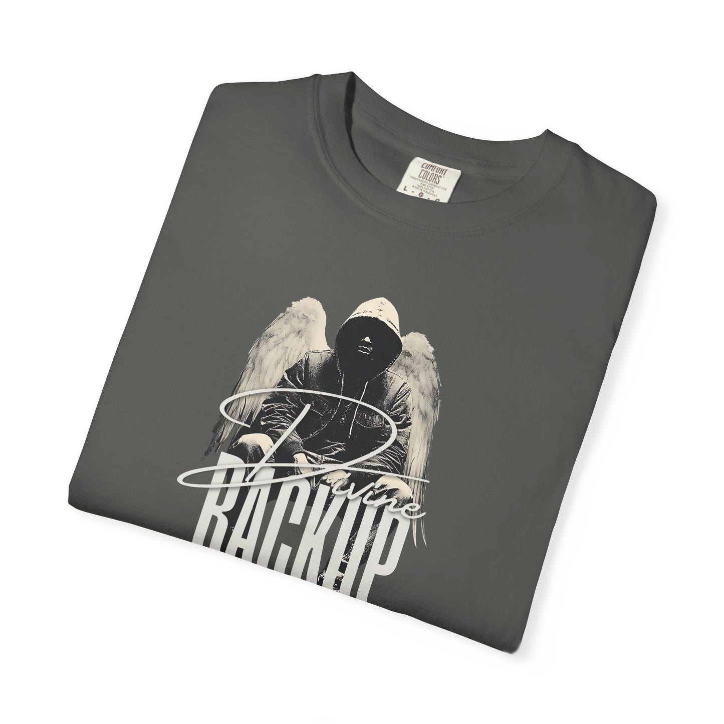 Divine Backup Angel Wings Tee – Bold Christian Streetwear Shirt