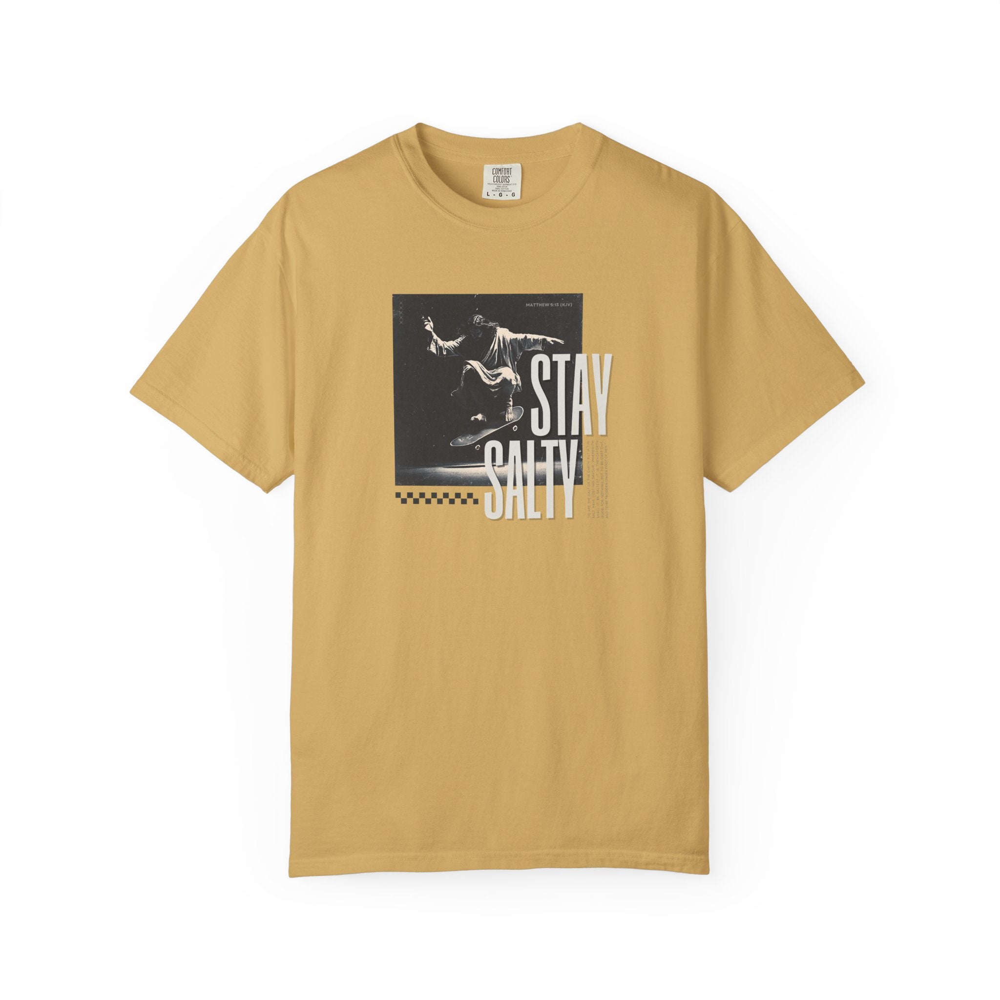 Stay Salty T-Shirt – Bold Christian Streetwear Inspired by Matthew 5:13