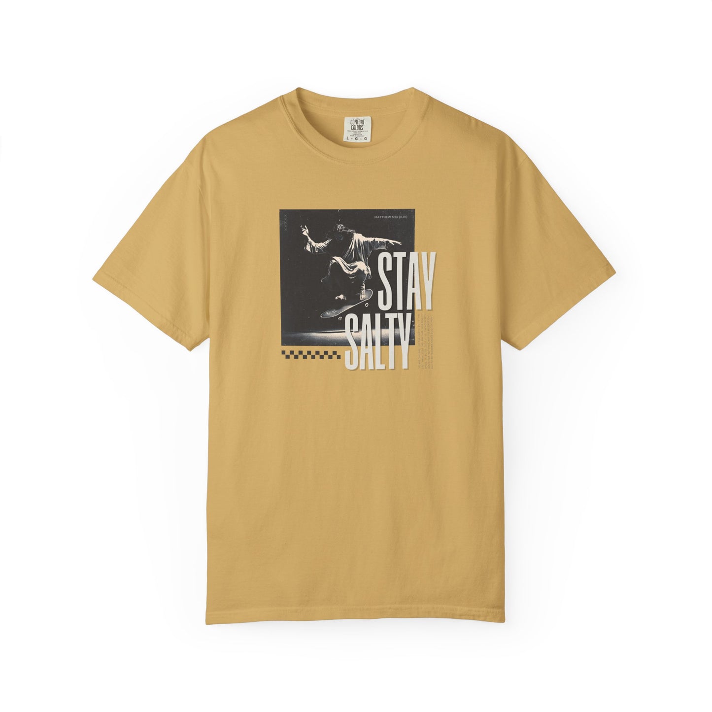 Stay Salty T-Shirt – Bold Christian Streetwear Inspired by Matthew 5:13