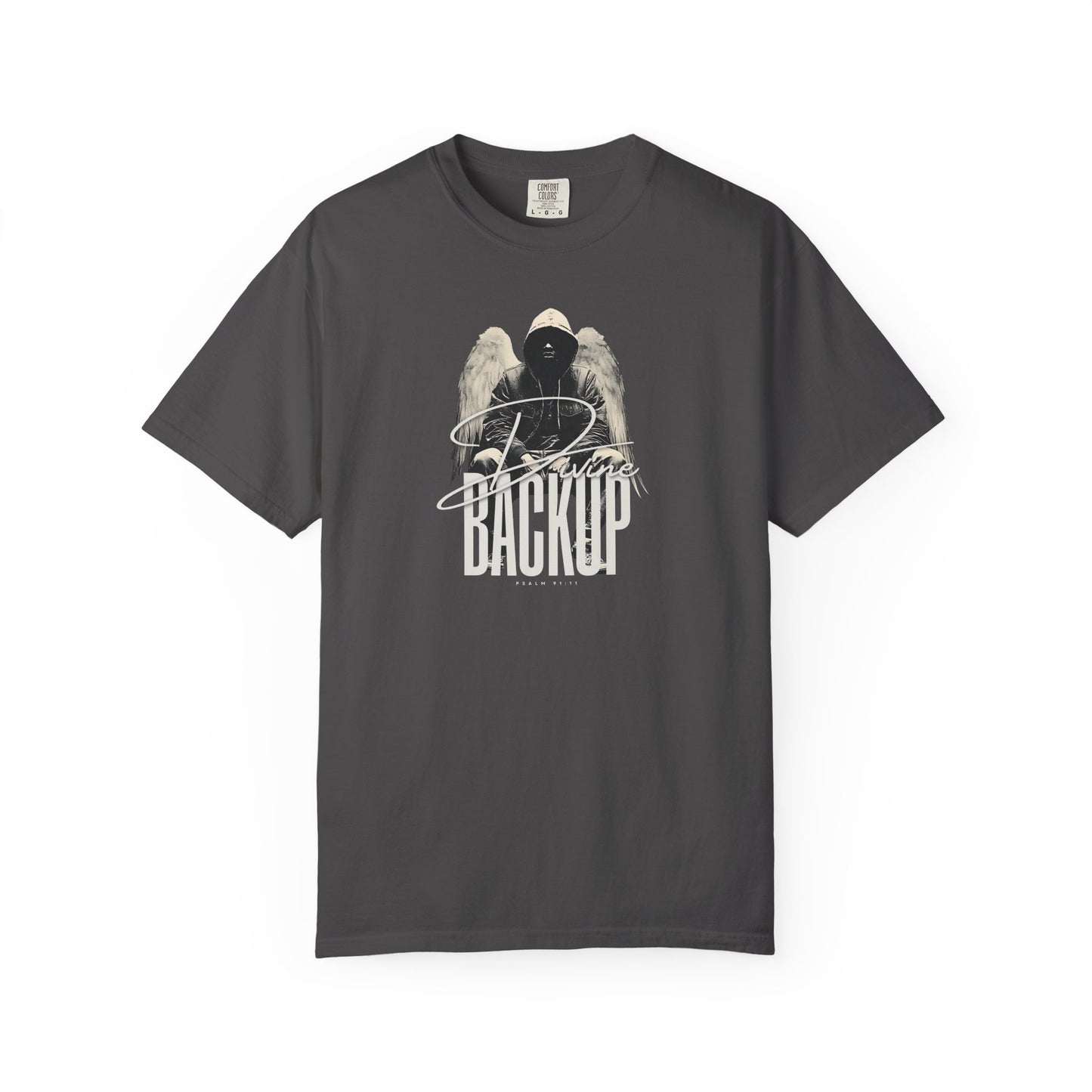 Divine Backup Angel Wings Tee – Bold Christian Streetwear Shirt
