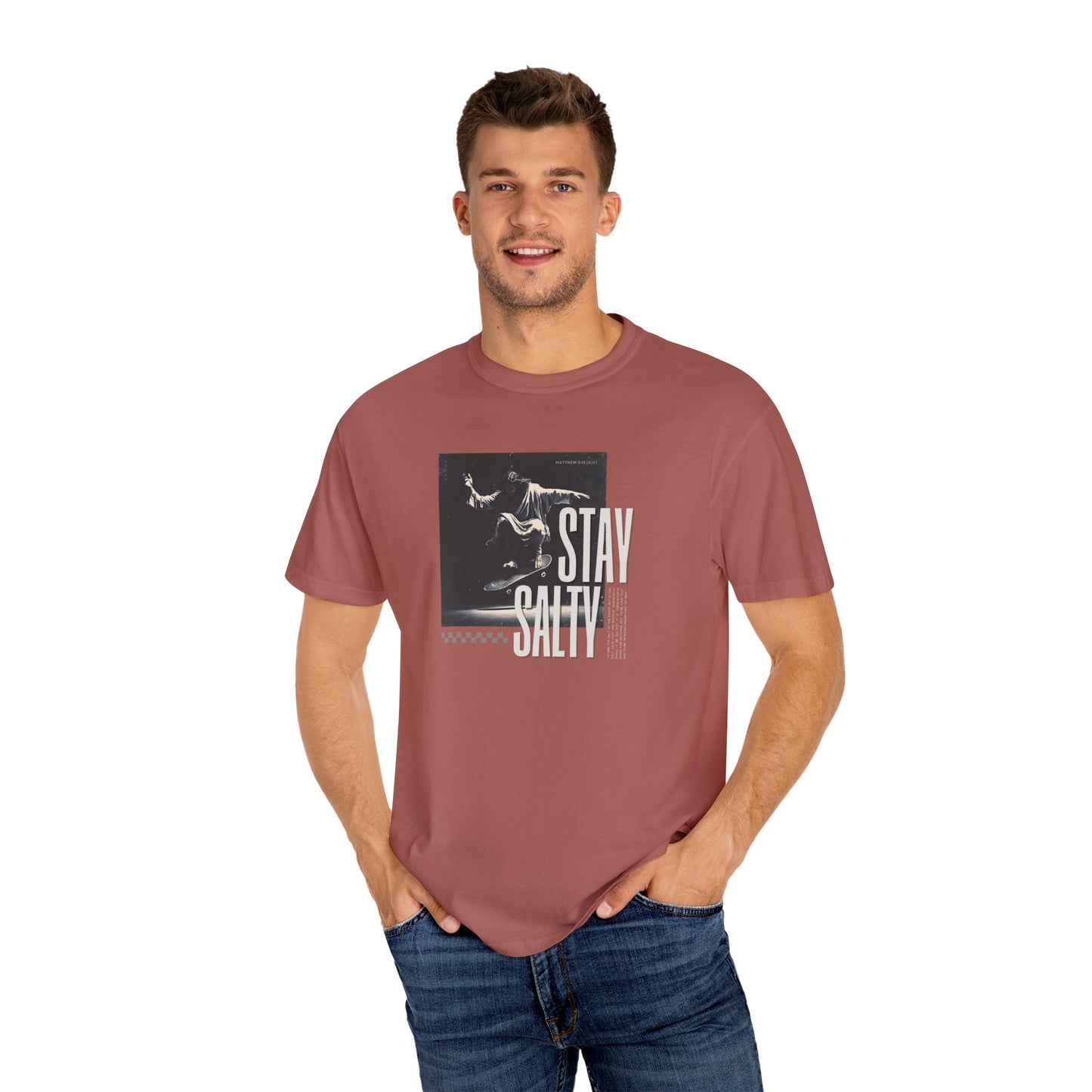 Stay Salty T-Shirt – Bold Christian Streetwear Inspired by Matthew 5:13