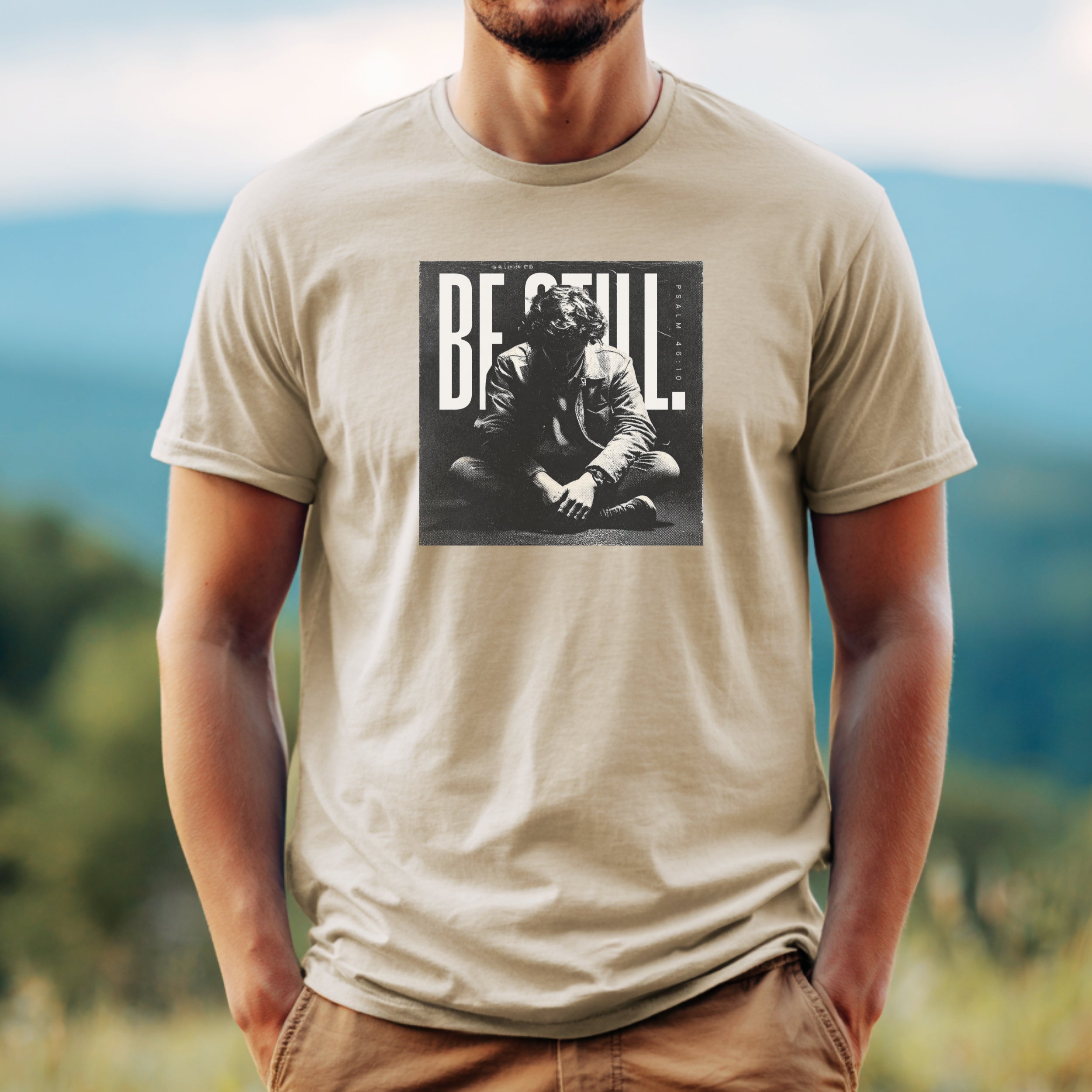 Be Still T-Shirt – Psalm 46:10 Christian Unisex Tee of Peace