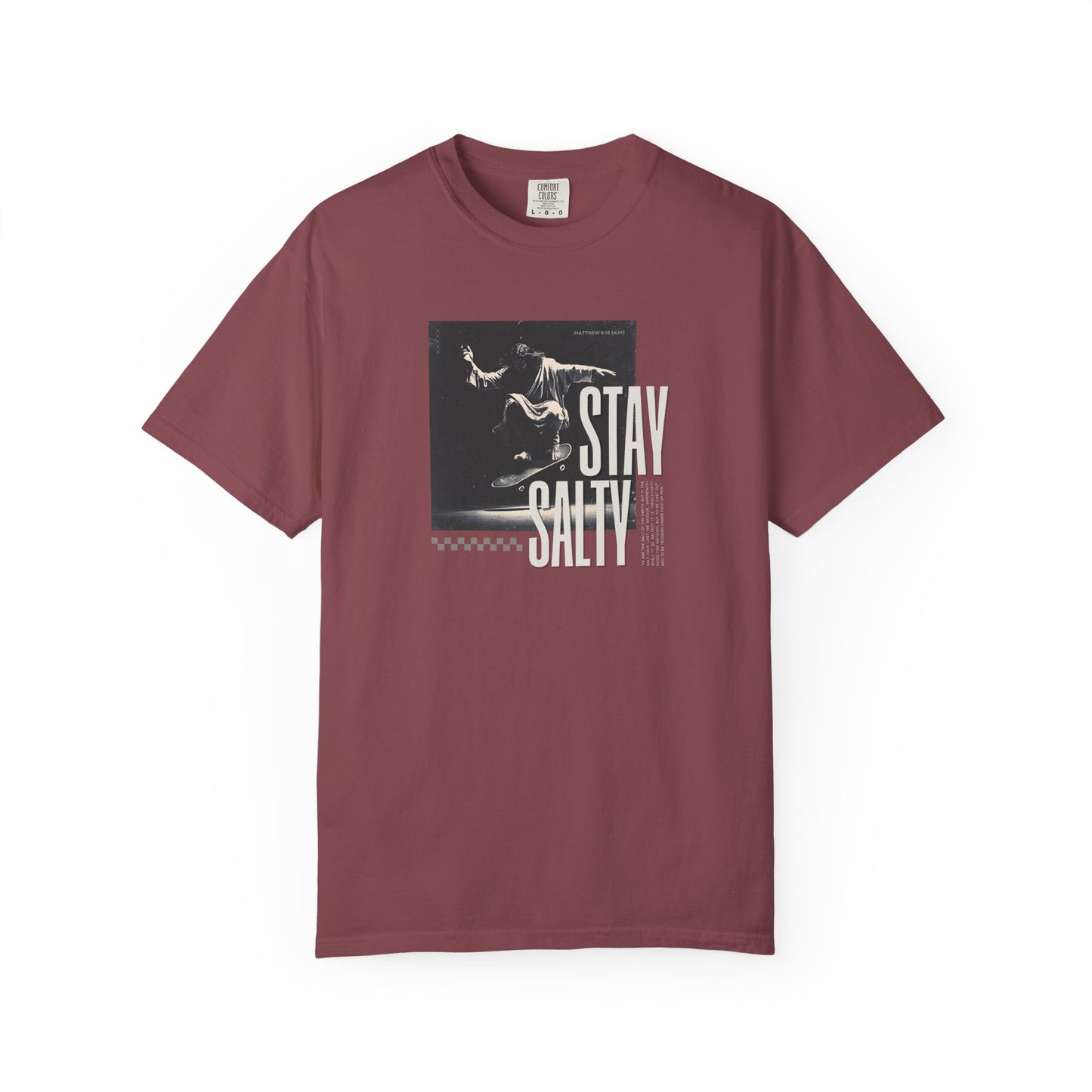 Stay Salty T-Shirt – Bold Christian Streetwear Inspired by Matthew 5:13