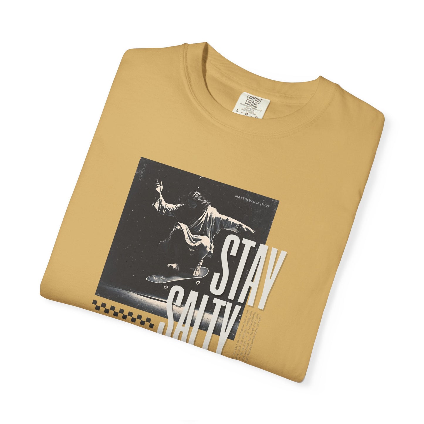 Stay Salty T-Shirt – Bold Christian Streetwear Inspired by Matthew 5:13