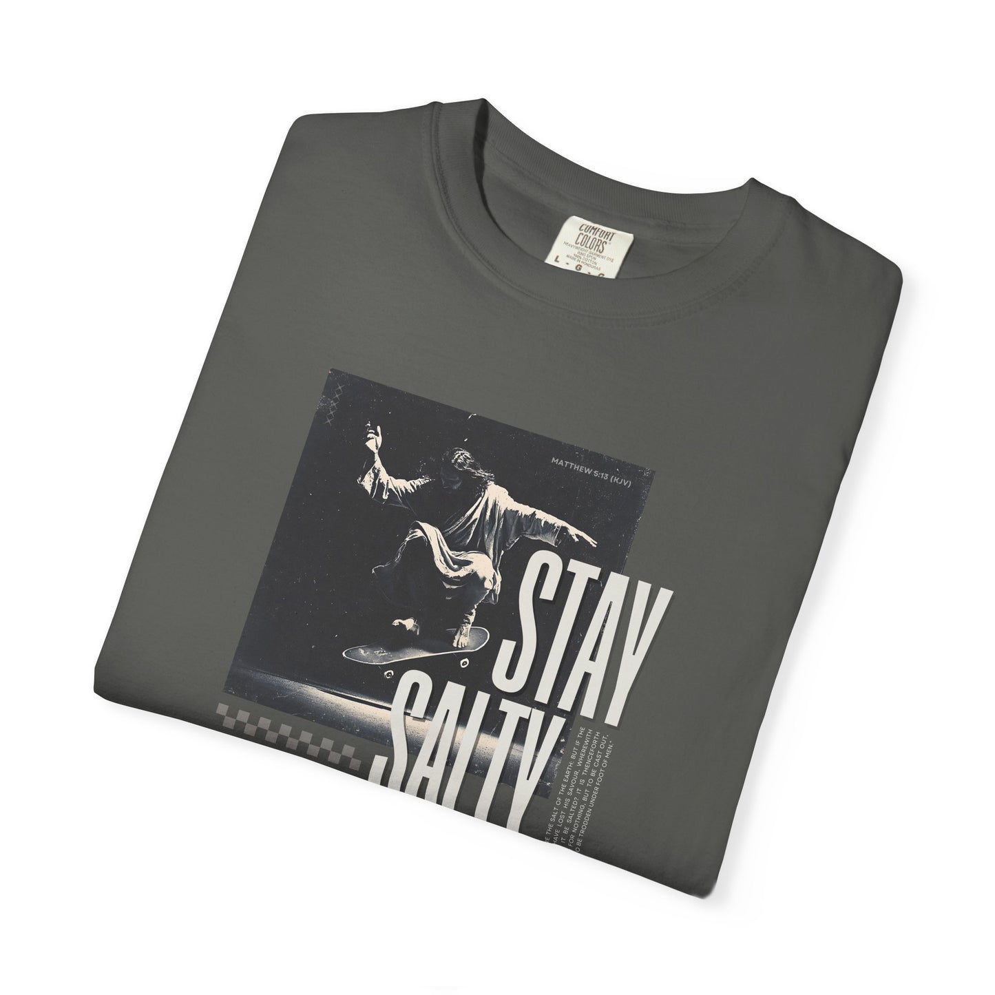 Stay Salty T-Shirt – Bold Christian Streetwear Inspired by Matthew 5:13