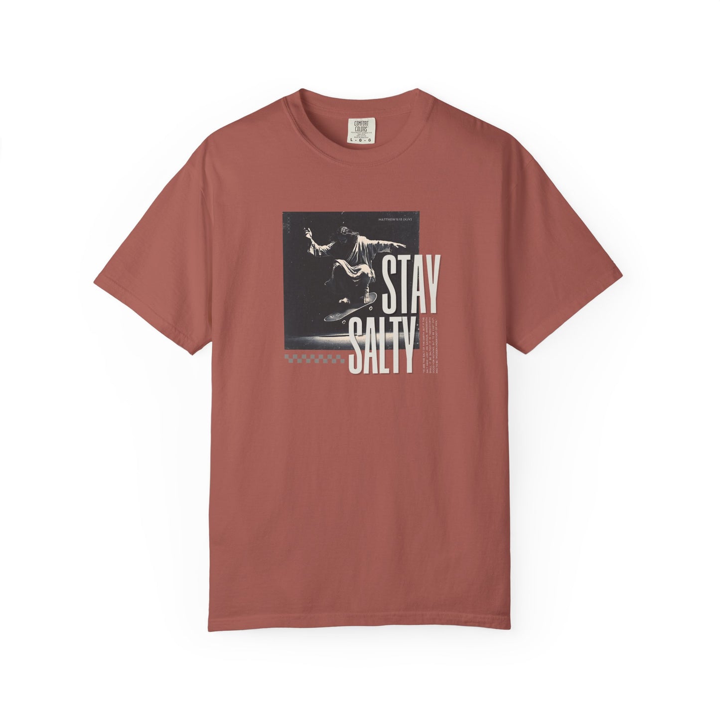 Stay Salty T-Shirt – Bold Christian Streetwear Inspired by Matthew 5:13