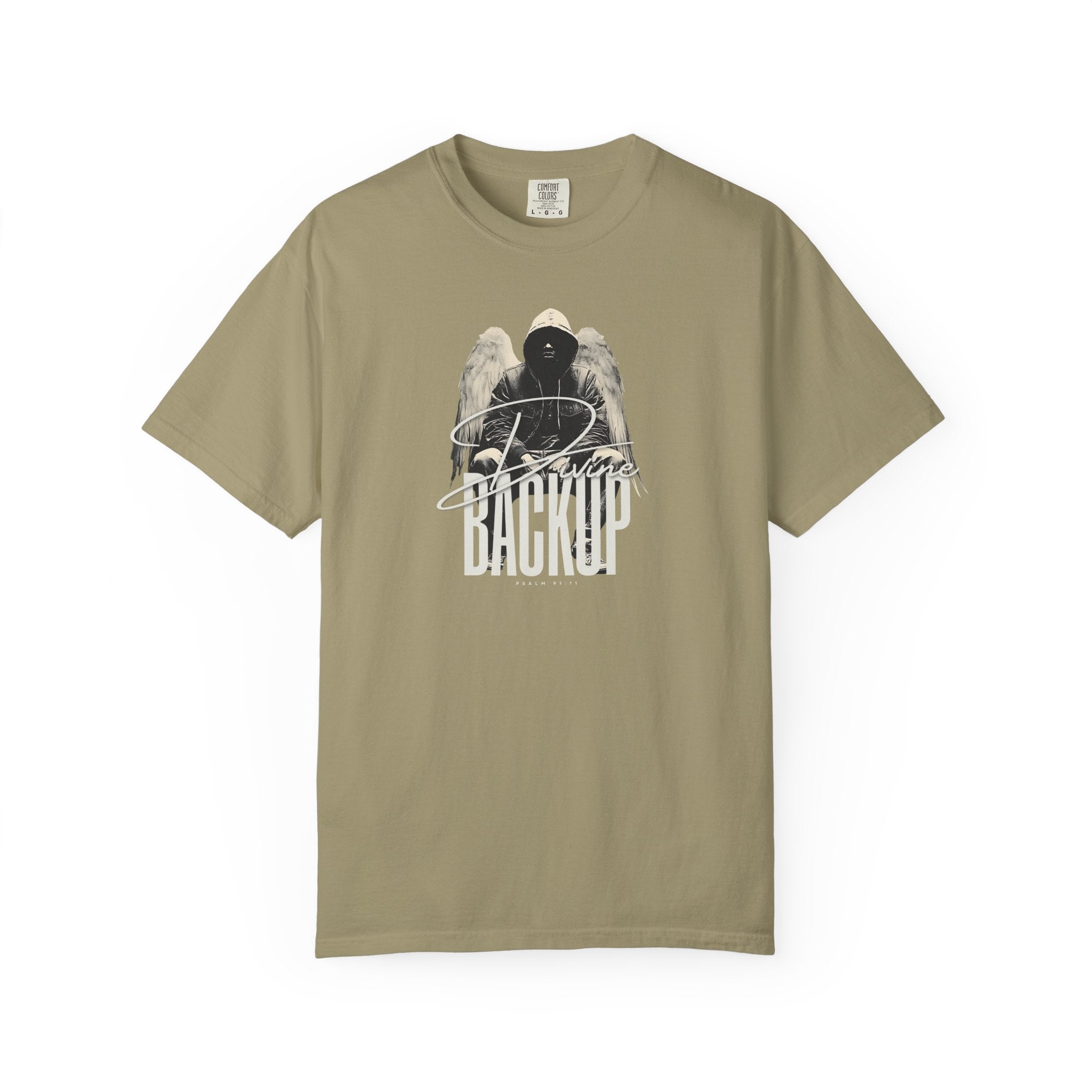Divine Backup Angel Wings Tee – Bold Christian Streetwear Shirt