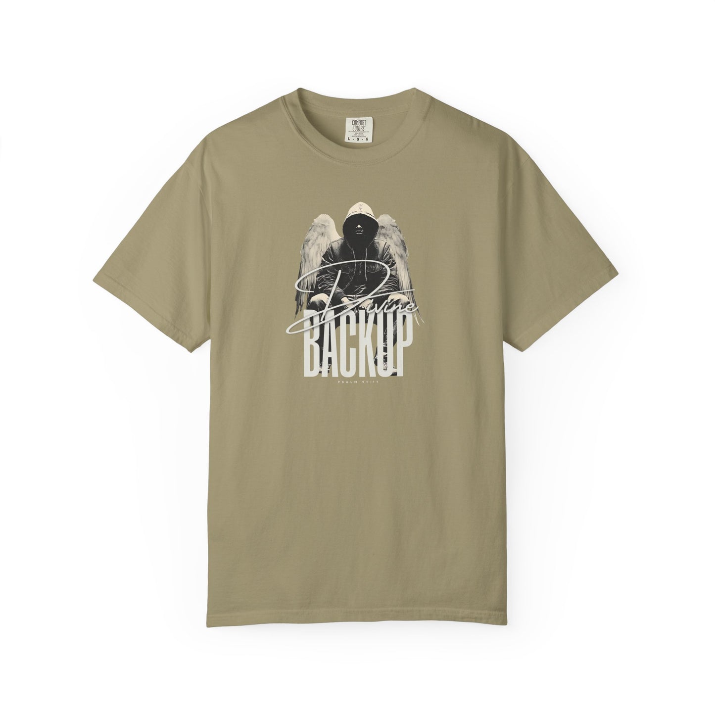 Divine Backup Angel Wings Tee – Bold Christian Streetwear Shirt