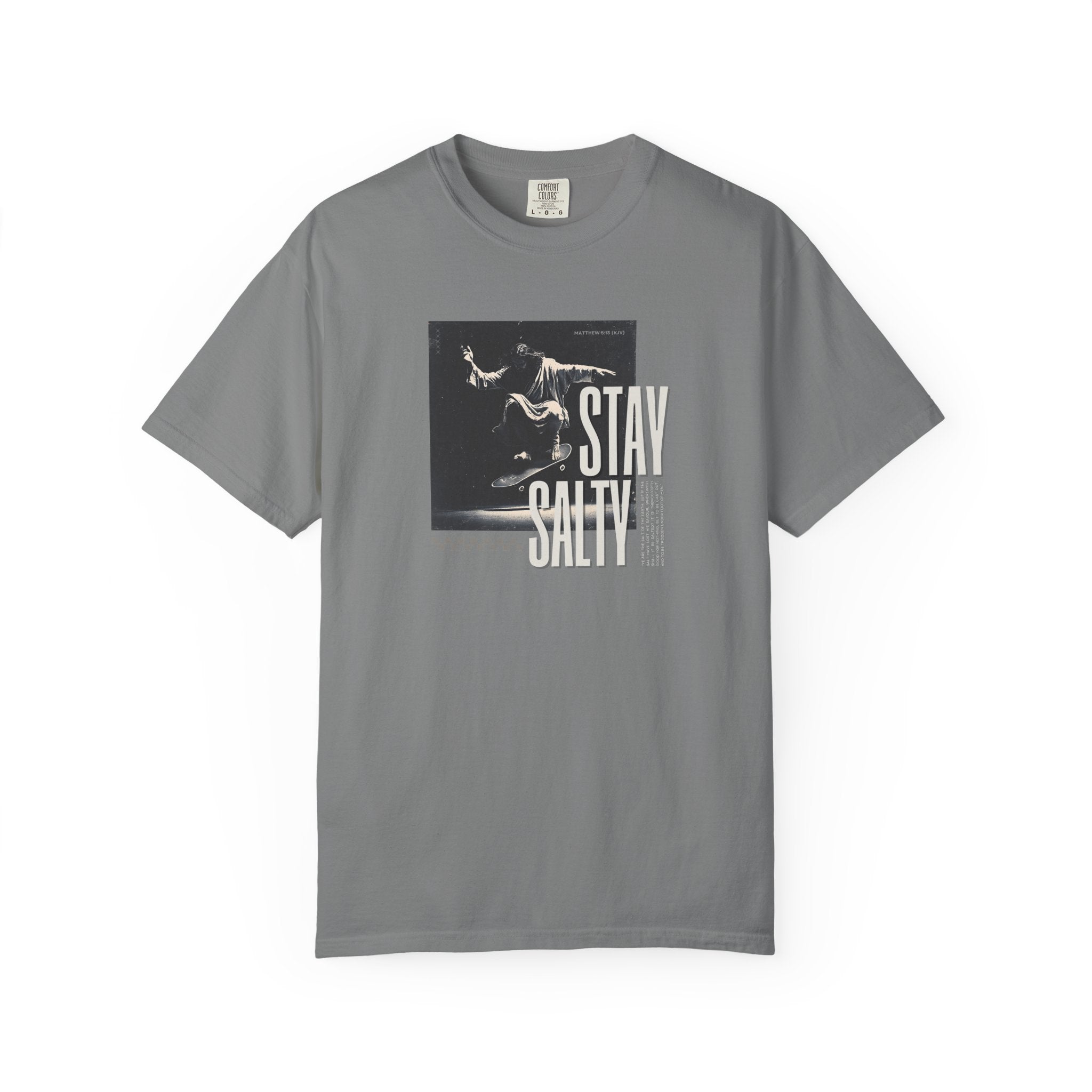 Stay Salty T-Shirt – Bold Christian Streetwear Inspired by Matthew 5:13