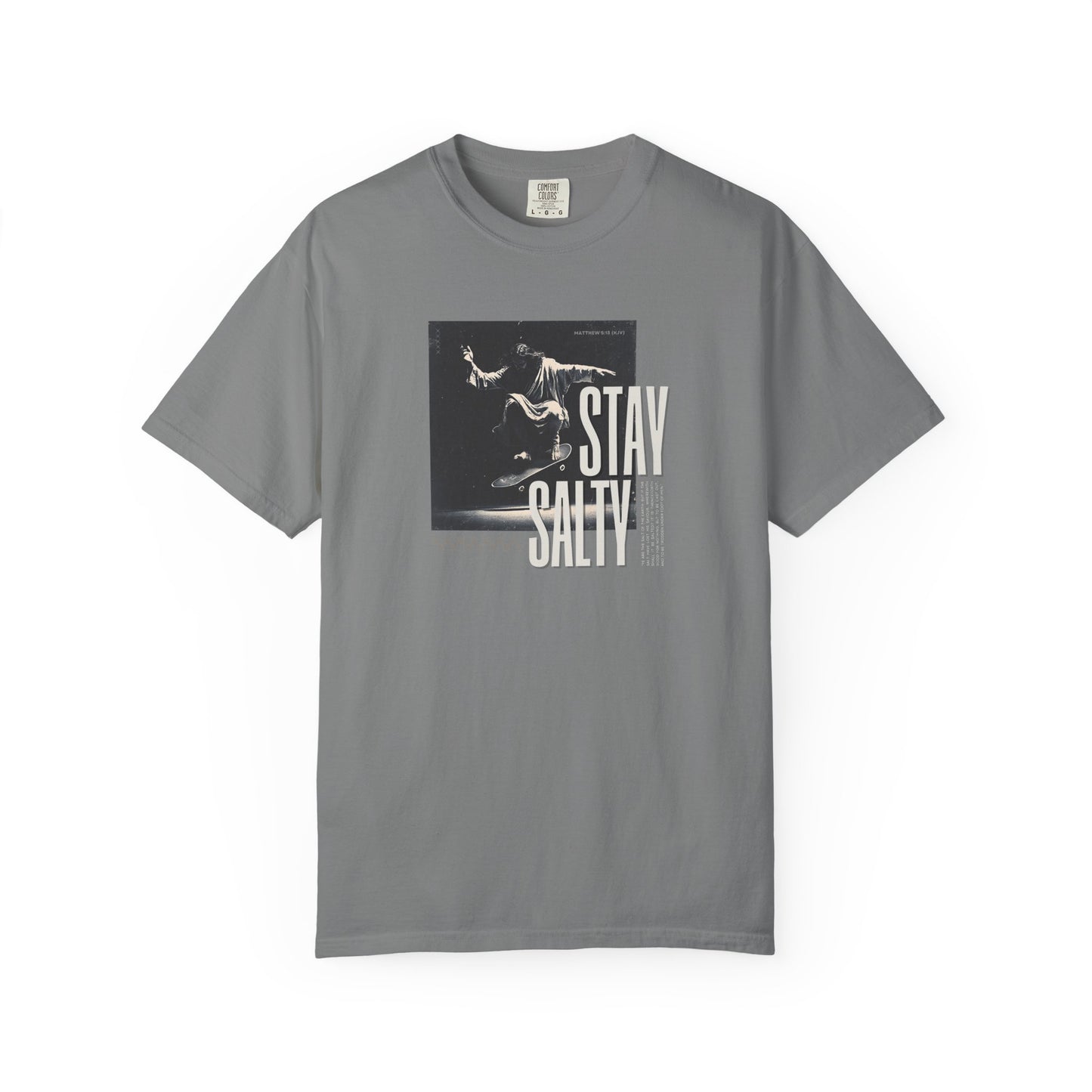Stay Salty T-Shirt – Bold Christian Streetwear Inspired by Matthew 5:13