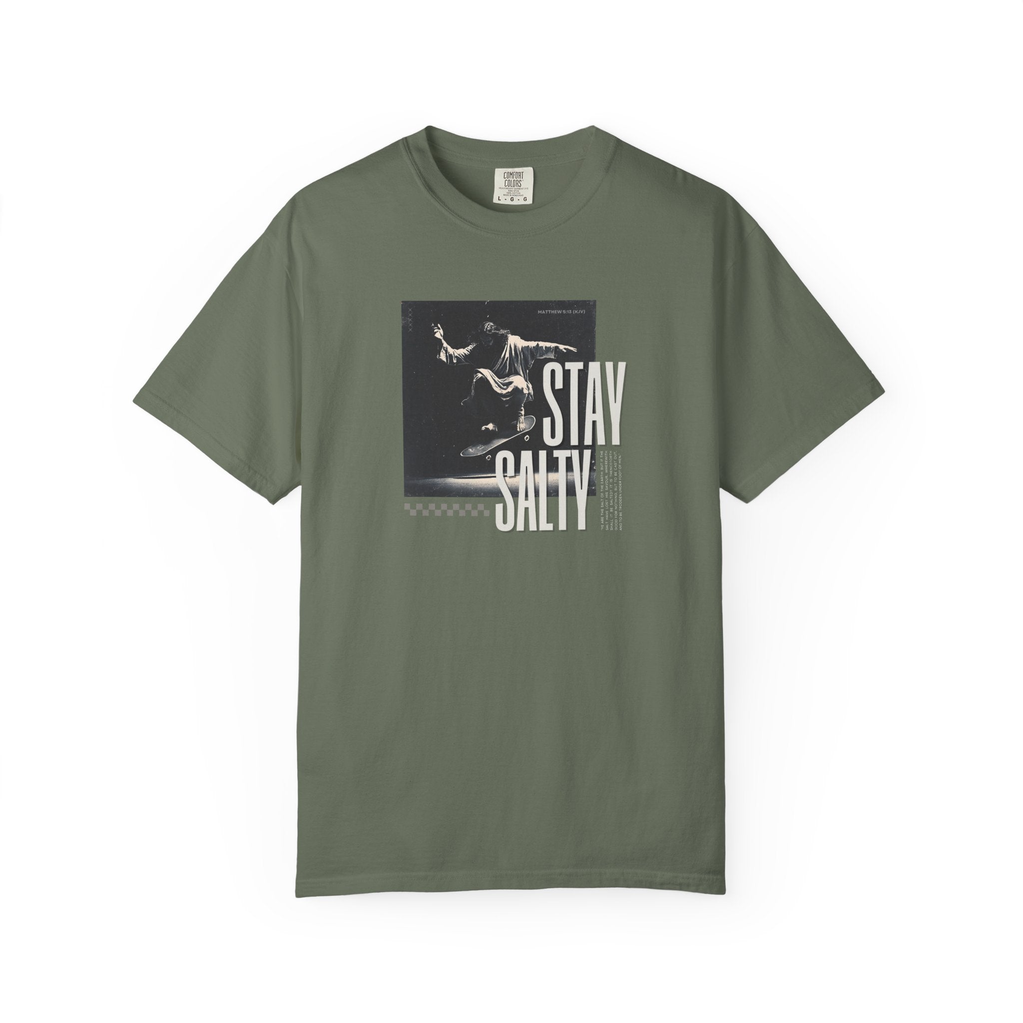 Stay Salty T-Shirt – Bold Christian Streetwear Inspired by Matthew 5:13