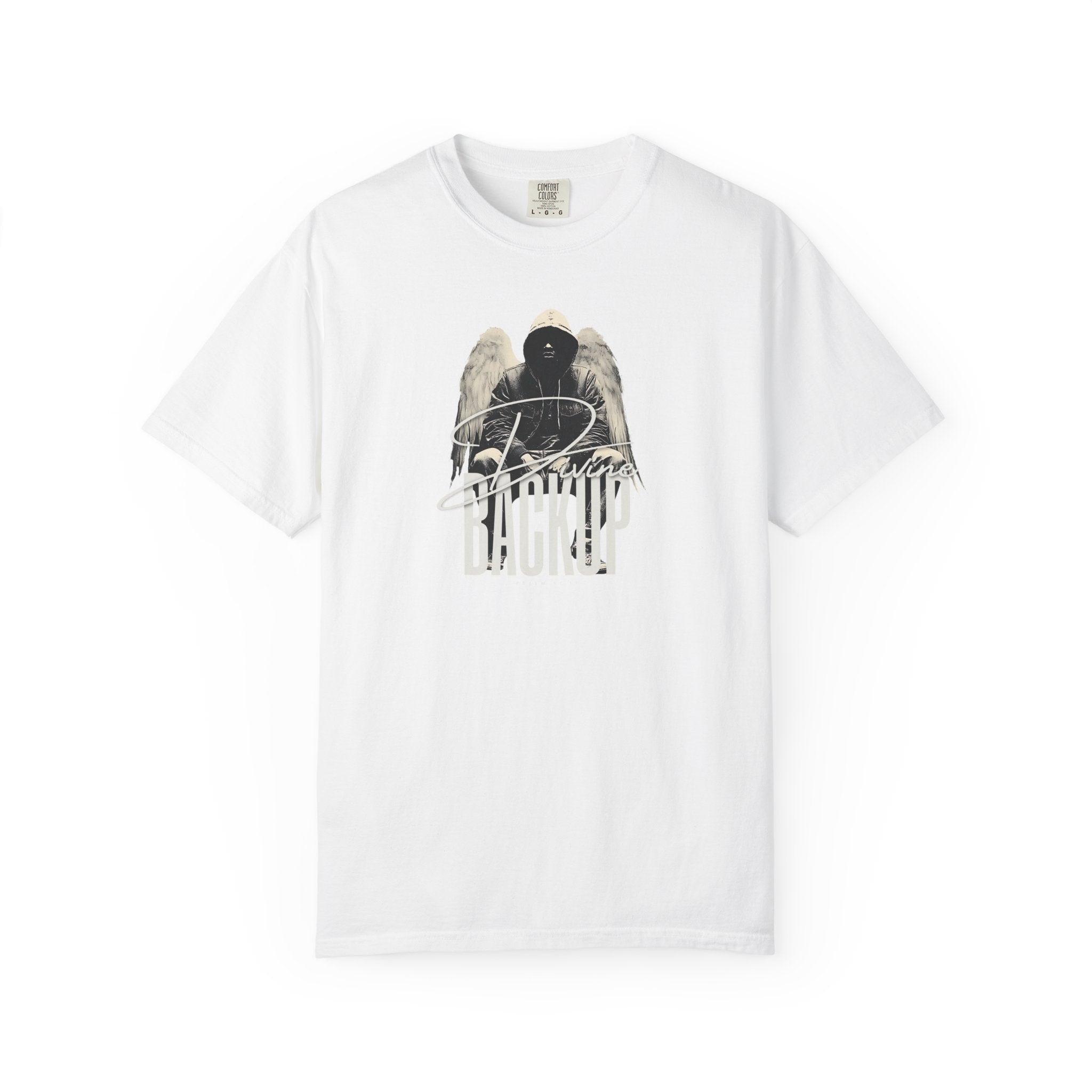 Divine Backup Angel Wings Tee – Bold Christian Streetwear Shirt