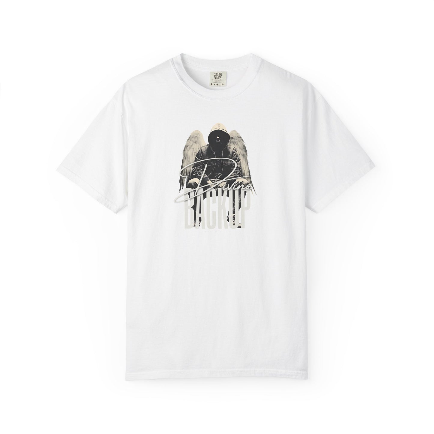 Divine Backup Angel Wings Tee – Bold Christian Streetwear Shirt