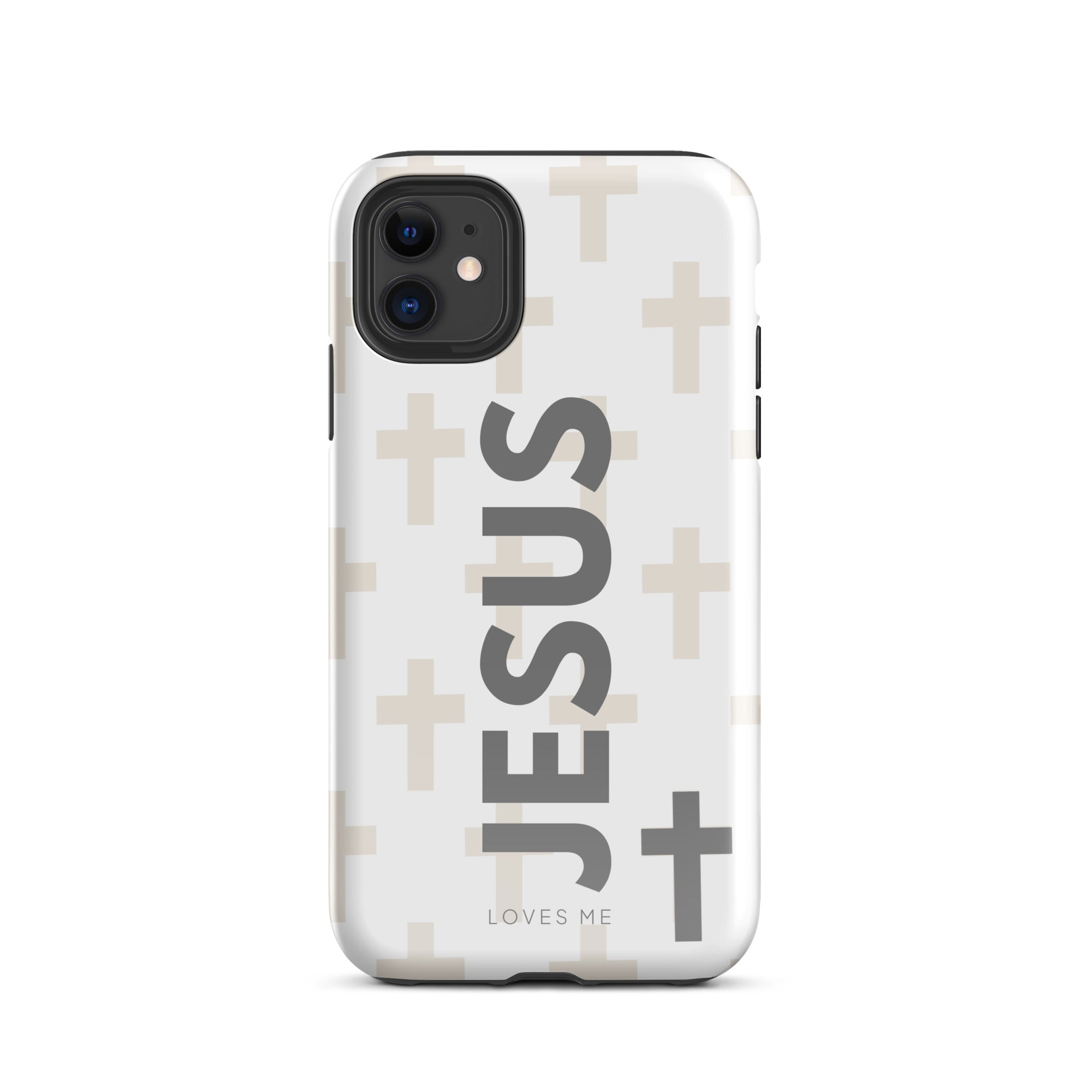 Jesus Loves Me - Tough Case for iPhone & Samsung Glossy / iPhone 11-Glossy / iPhone 11 Pro-Glossy / iPhone 11 Pro Max-Glossy / iPhone 12 mini-Glossy / iPhone 12-Glossy / iPhone 12 Pro-Glossy / iPhone 12 Pro Max-Glossy / iPhone 13 mini-Glossy / iPhone 13-Glossy / iPhone 13 Pro